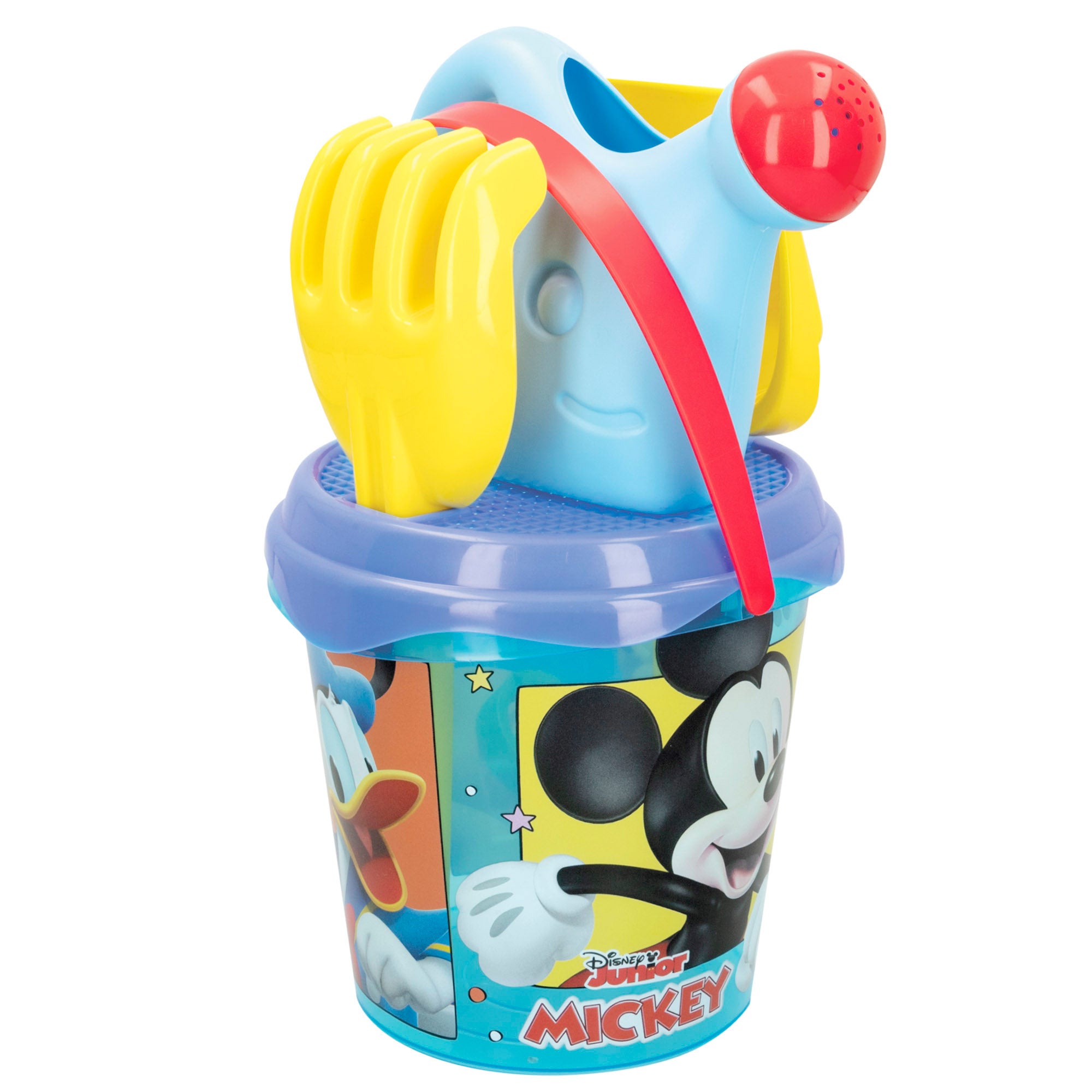 Mickey Conjunto cubo de praia com toalha, acessórios e saco
