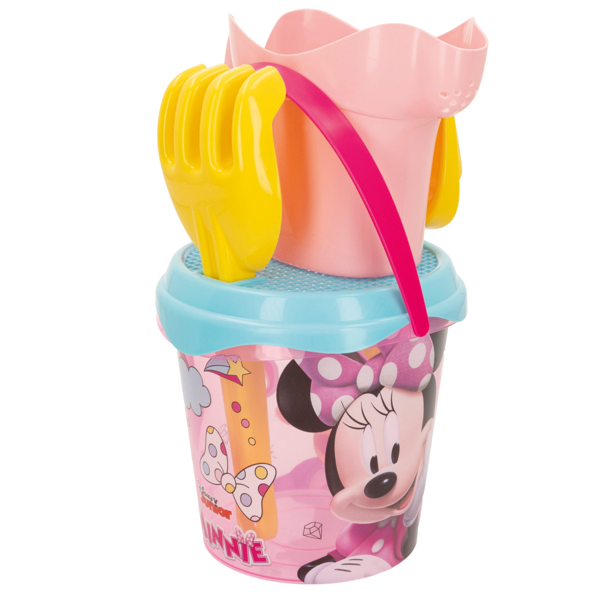 Minnie Set cubo de praia com toalha, acessórios e saco