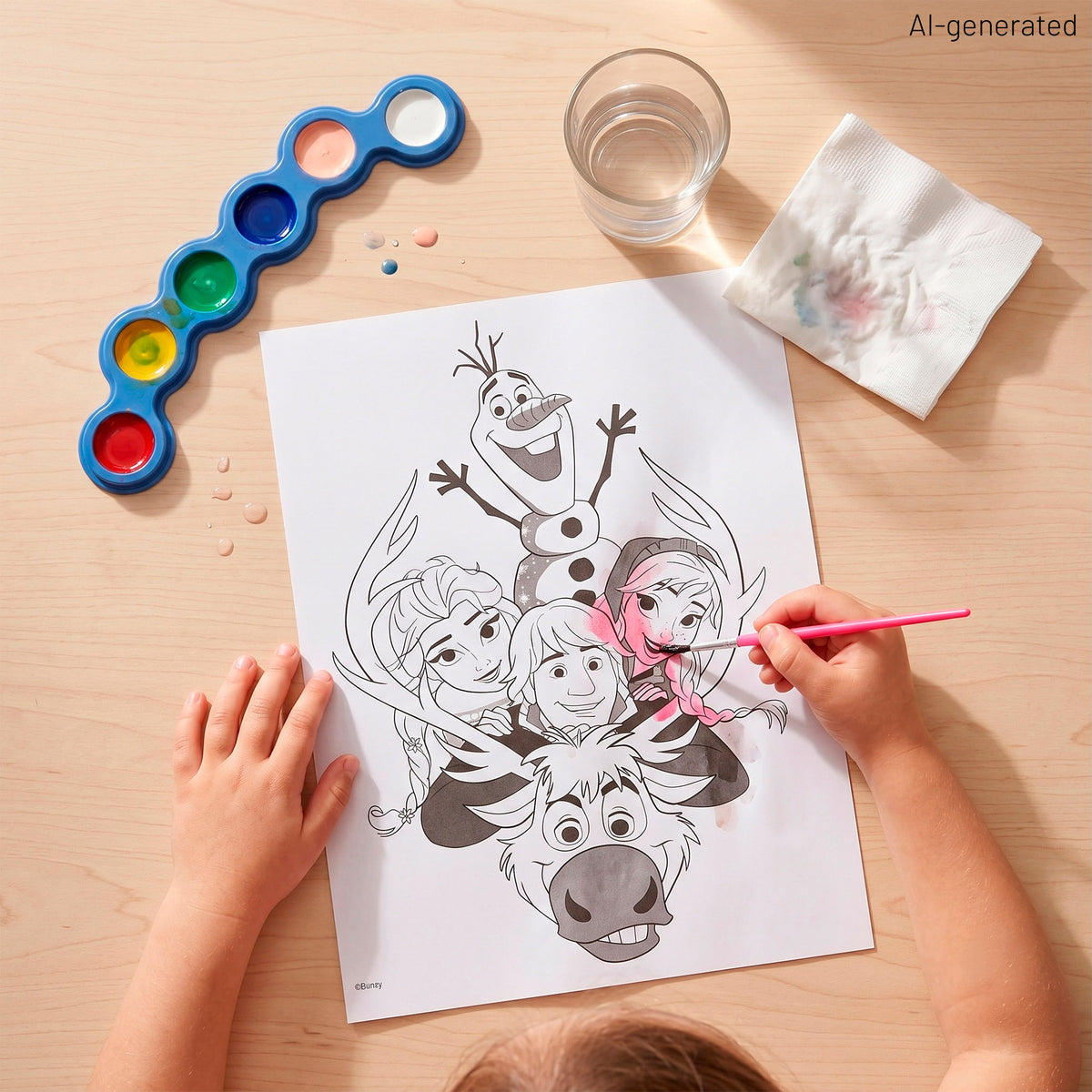 Frozen Set de dibujo con pizarra 40 piezas
