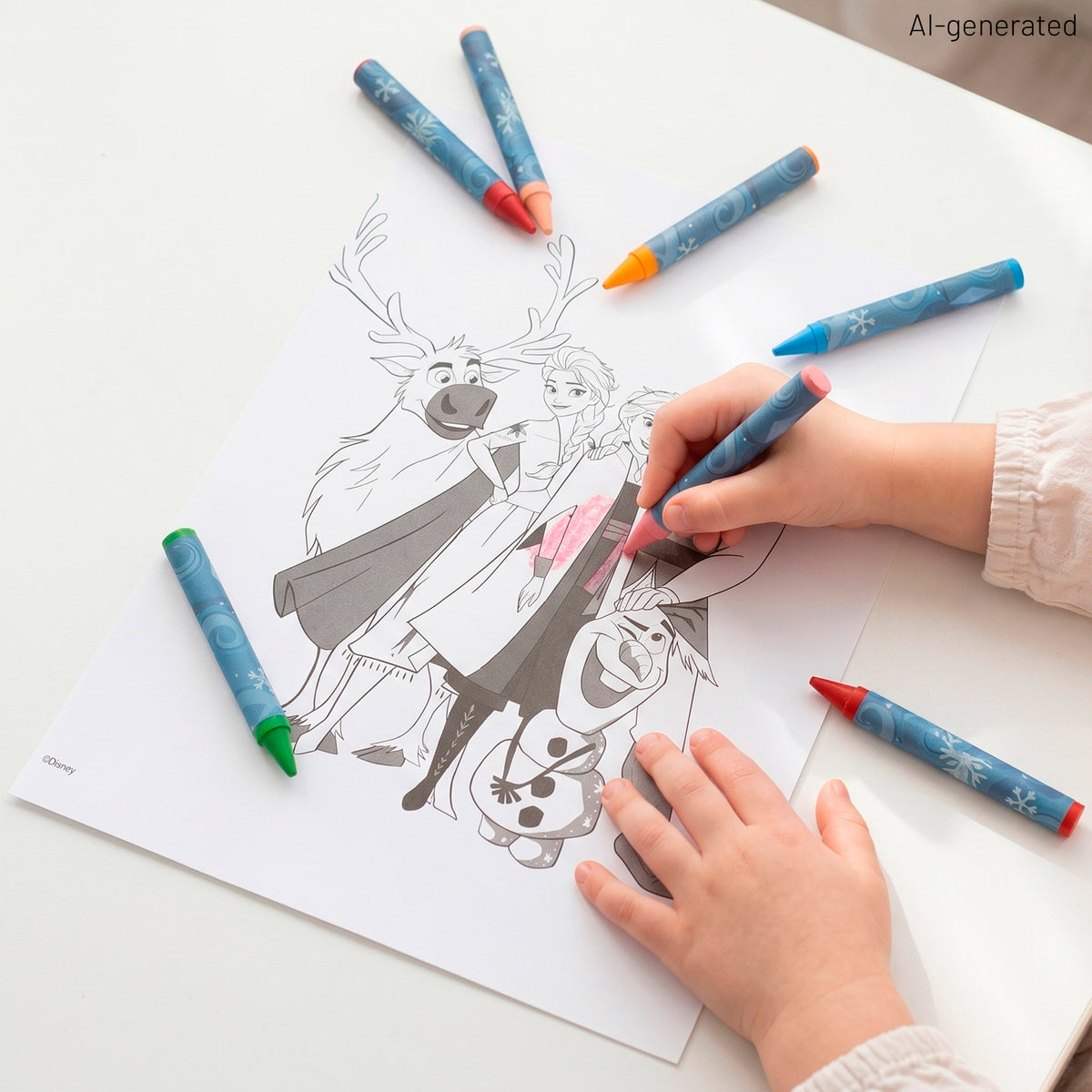 Frozen Set de dibujo con pizarra 40 piezas