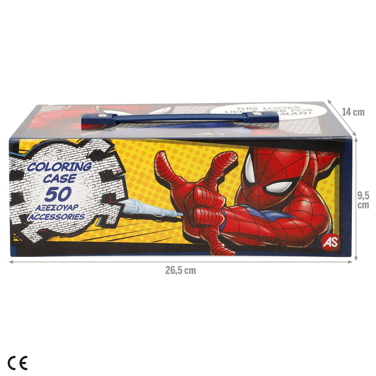 Spiderman Set dibujo formato maletín 50 piezas