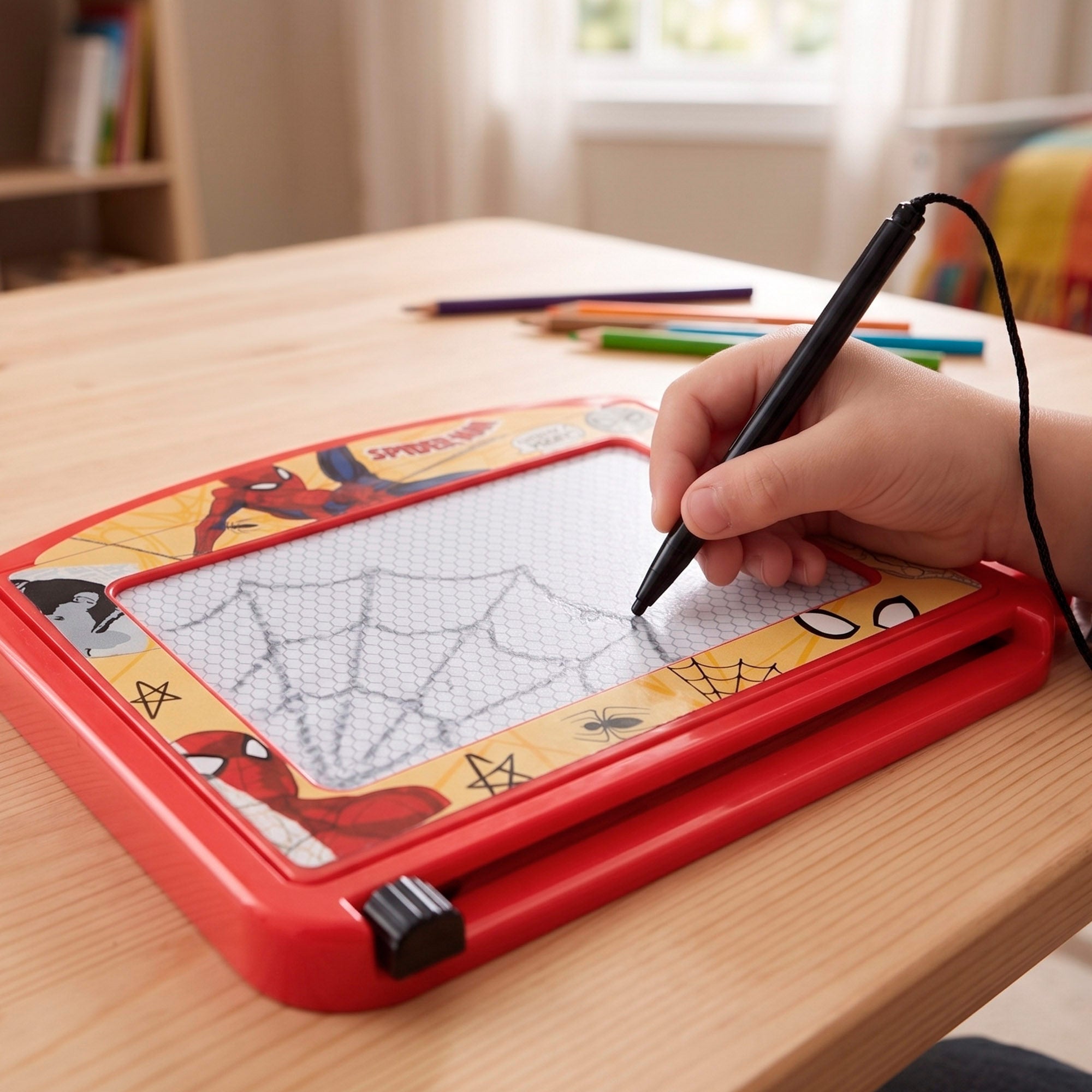 Homem-Aranha Conjunto de desenho com acessórios +3 anos
