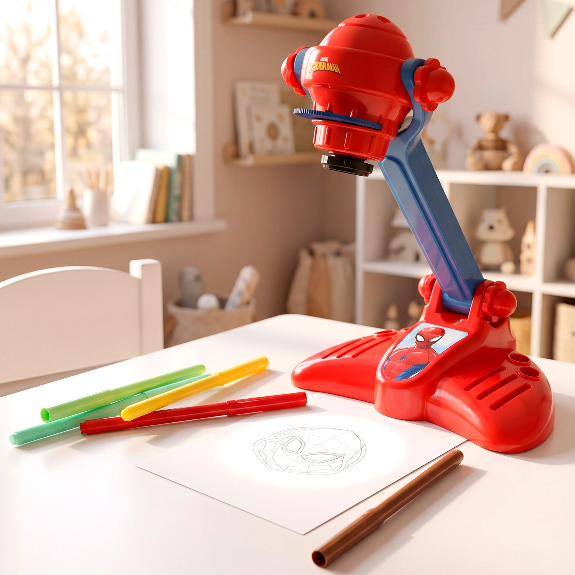 Homem-Aranha Projetor de desenho + 4 anos