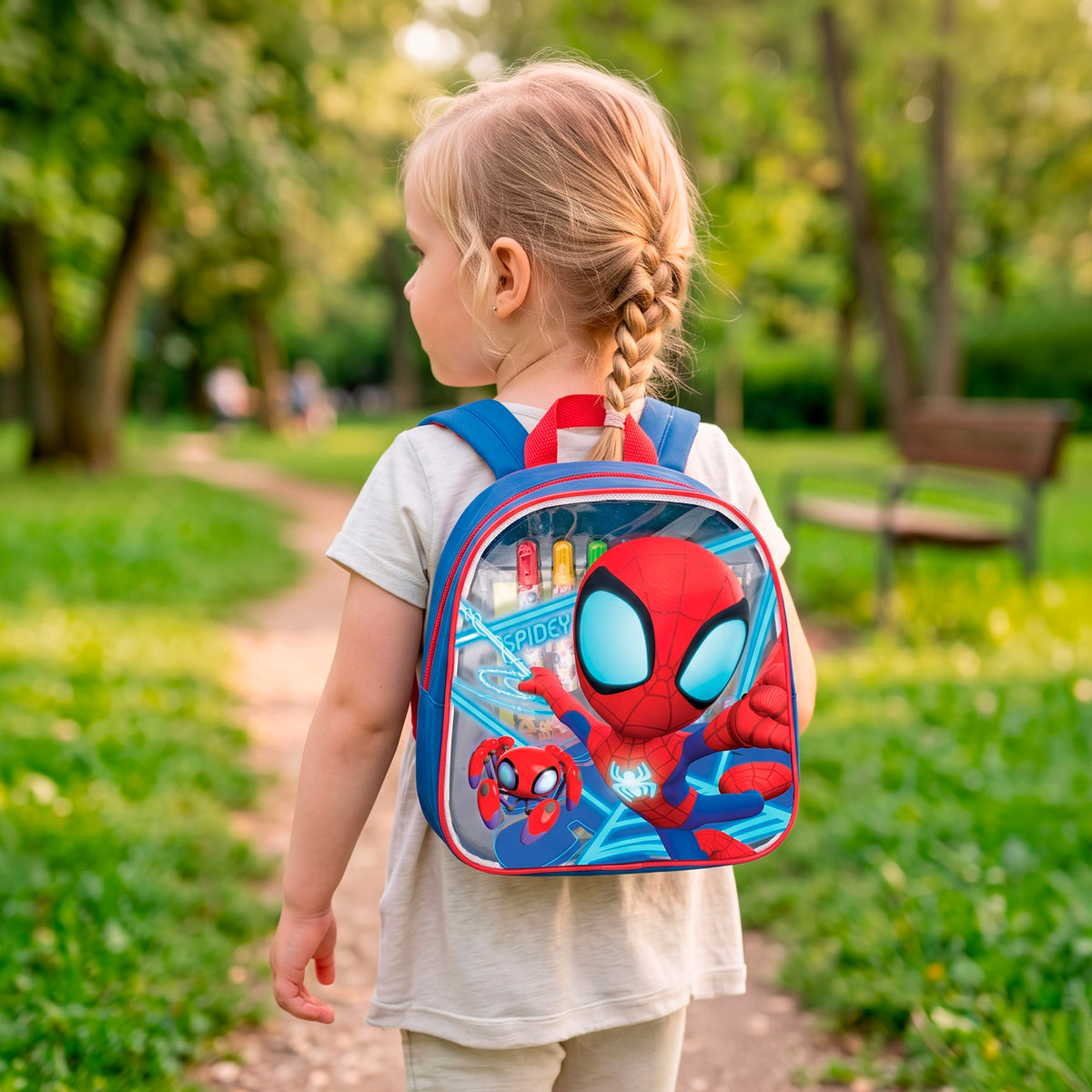 Spidey Set de dibujo con mochila