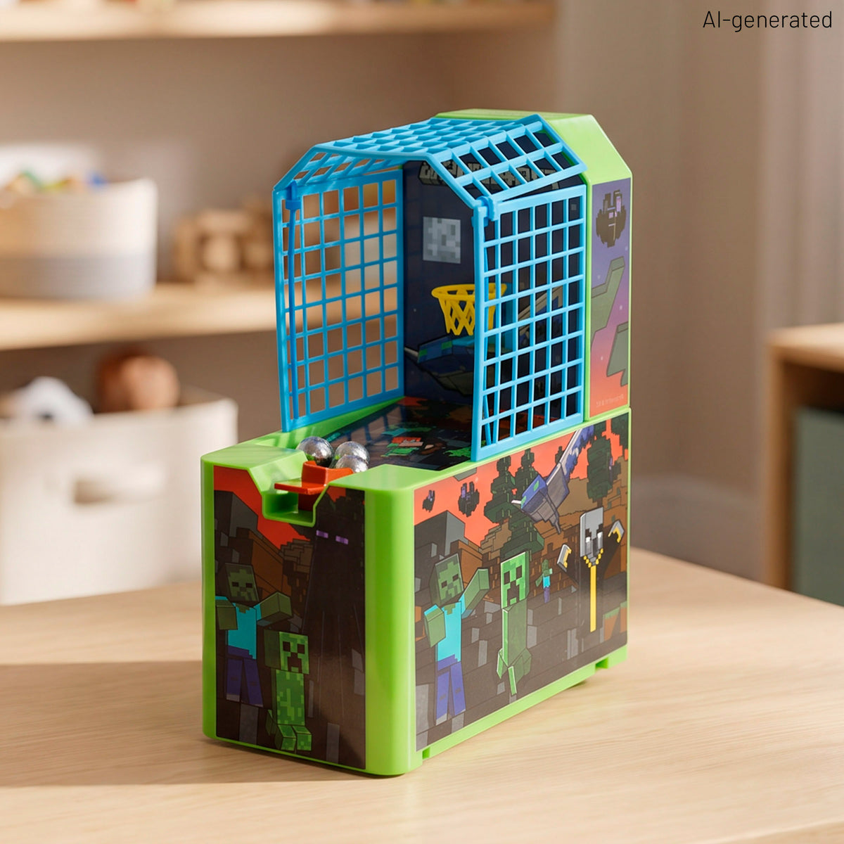 Minecraft Jogo de basquetebol arcade + 3 anos