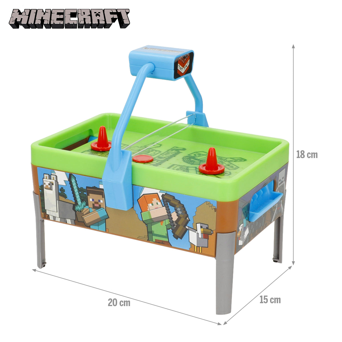 Mini hóquei de mesa Minecraft + 3 anos