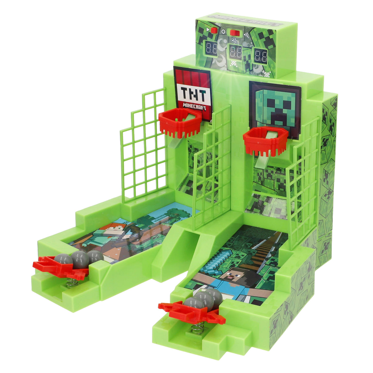 Minecraft Jogo de basquetebol arcade de mesa creeper + 3 anos