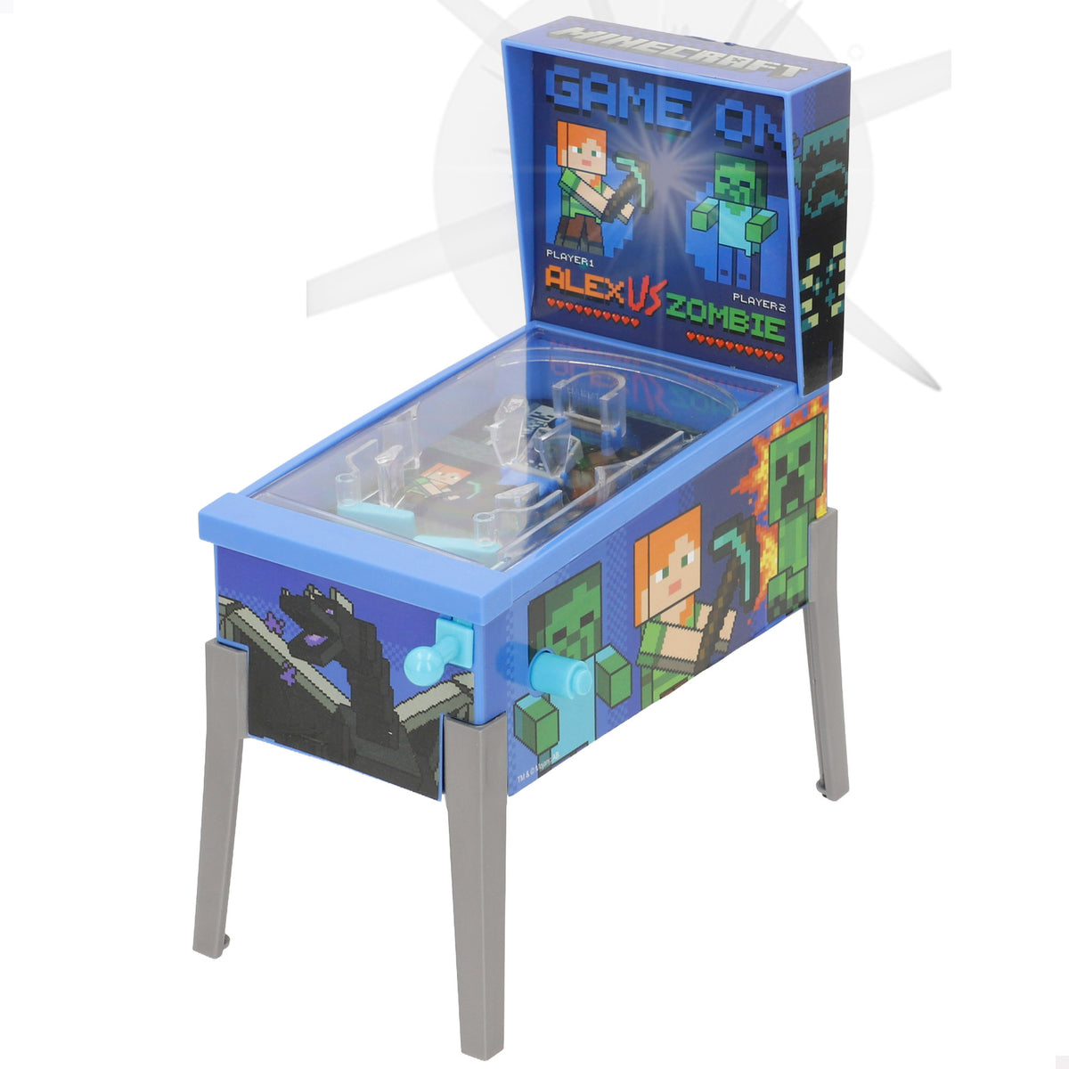 Arcada de pinball mini Minecraft + 3 anos