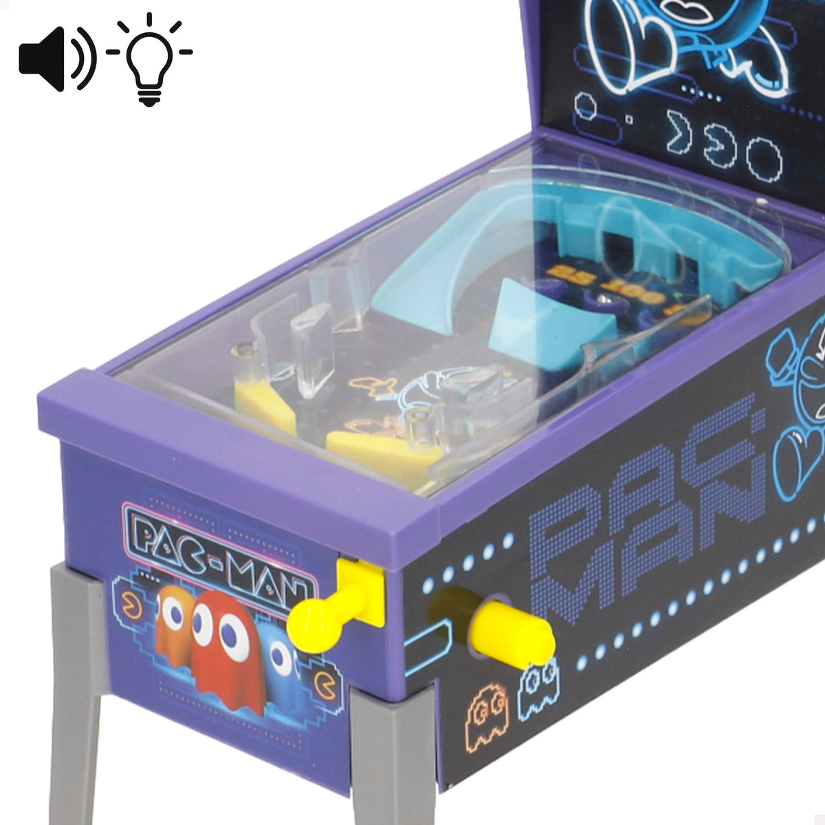 Mini pinball arcade Pac-Man néon + 3 anos