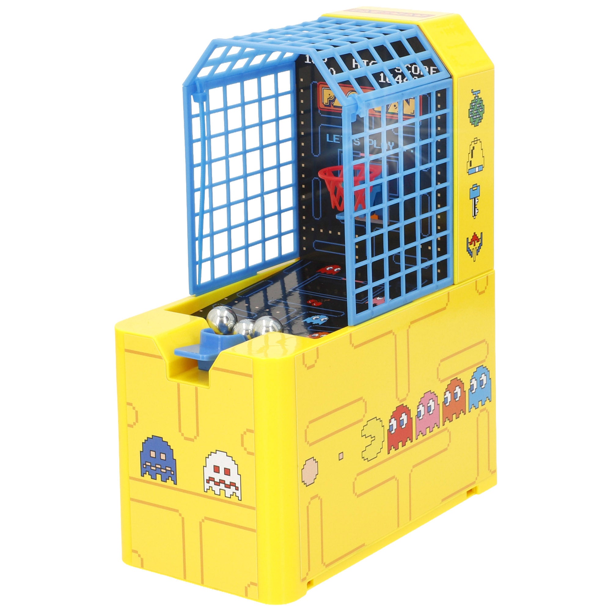 Pac-Man Jogo basquetebol arcade de mesa + 3 anos