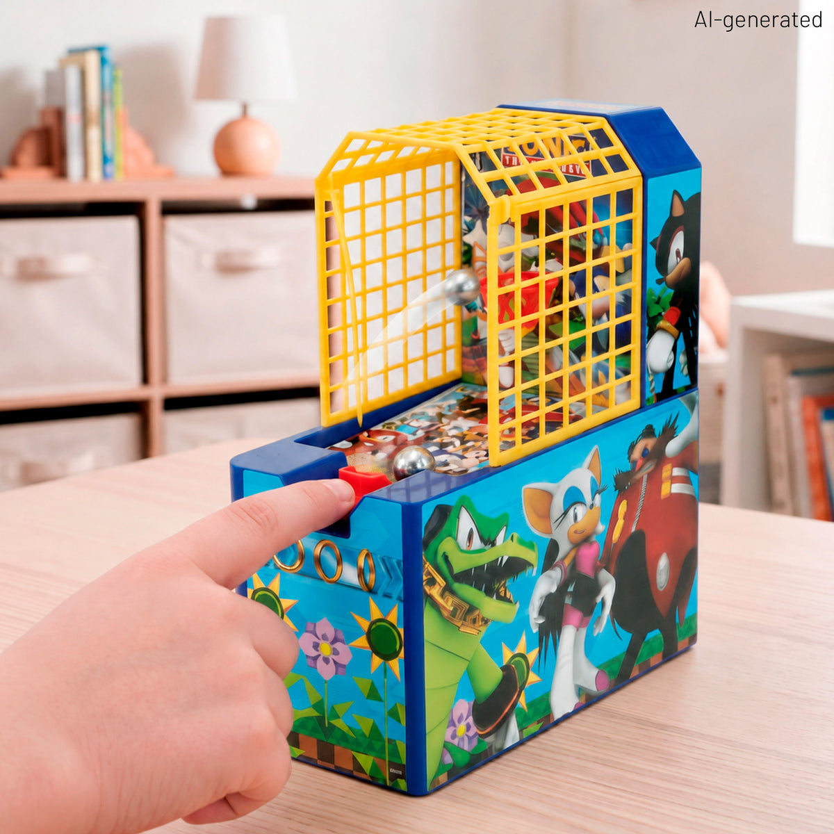 Jogo de basquetebol arcade de mesa Sonic + 3 anos