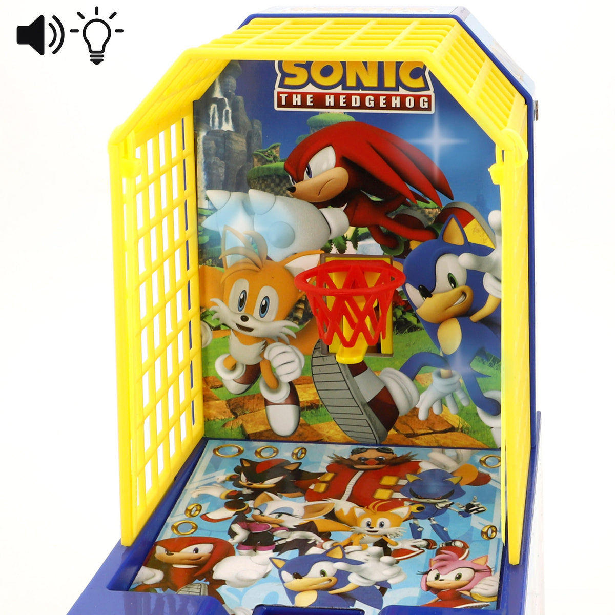 Jogo de basquetebol arcade de mesa Sonic + 3 anos