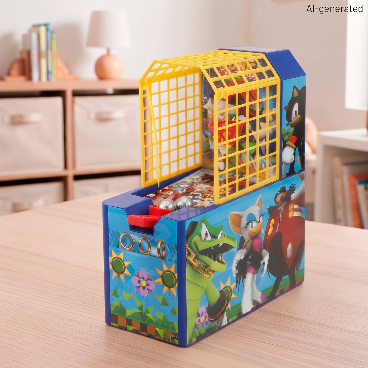 Jogo de basquetebol arcade de mesa Sonic + 3 anos