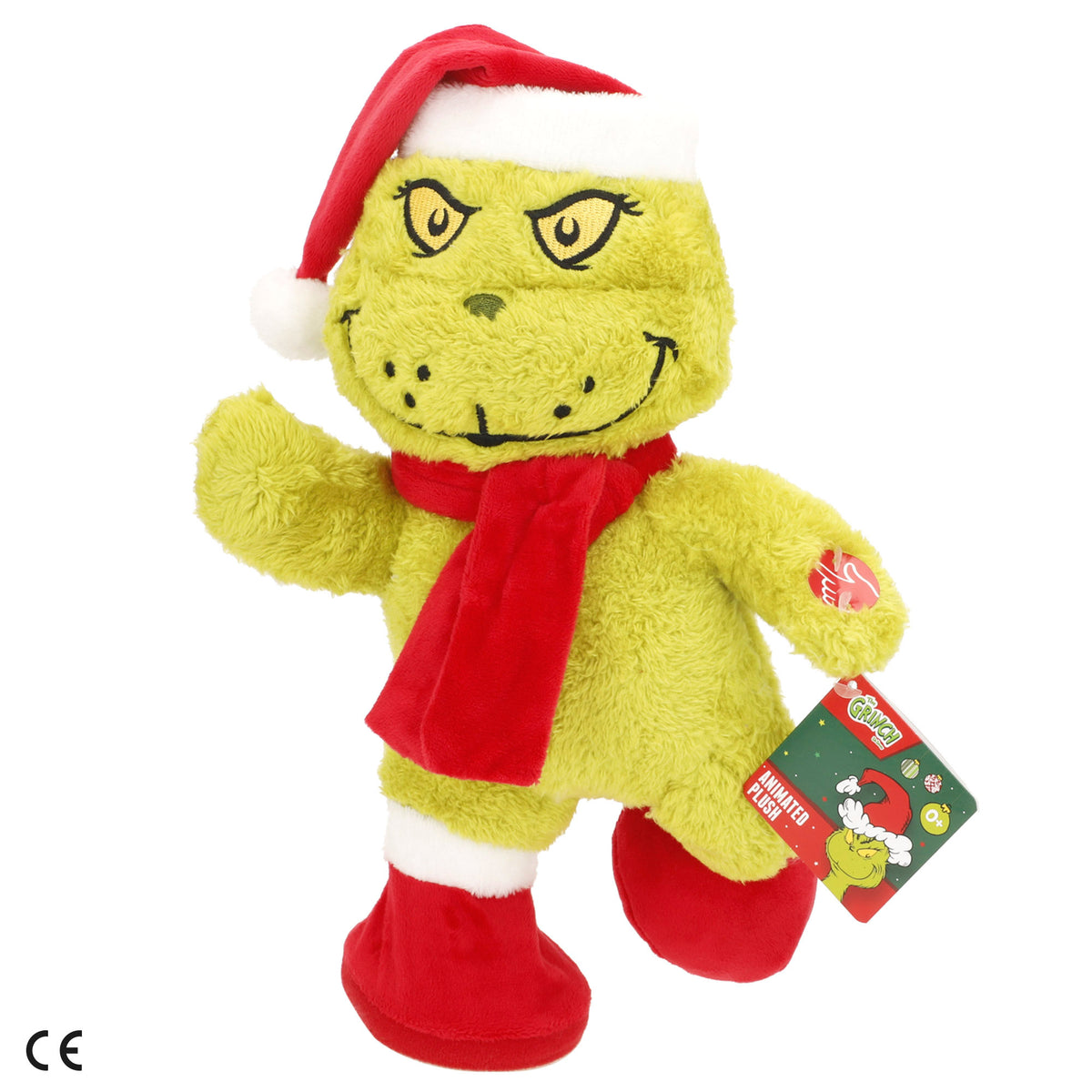 Peluche do Grinch com som e movimento 32 cm