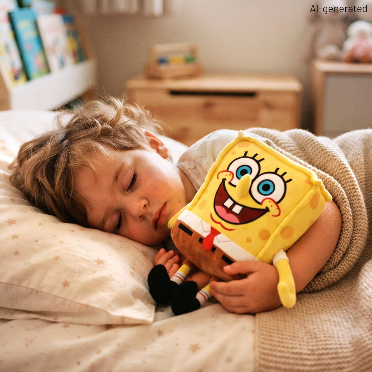 Peluche de Bob Esponja suave e almofadado 30 cm