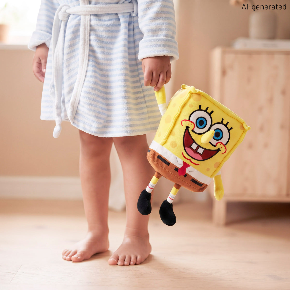 Peluche de Bob Esponja suave e almofadado 30 cm