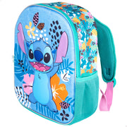 Mochila pré-escolar 3D Stitch + 3 anos