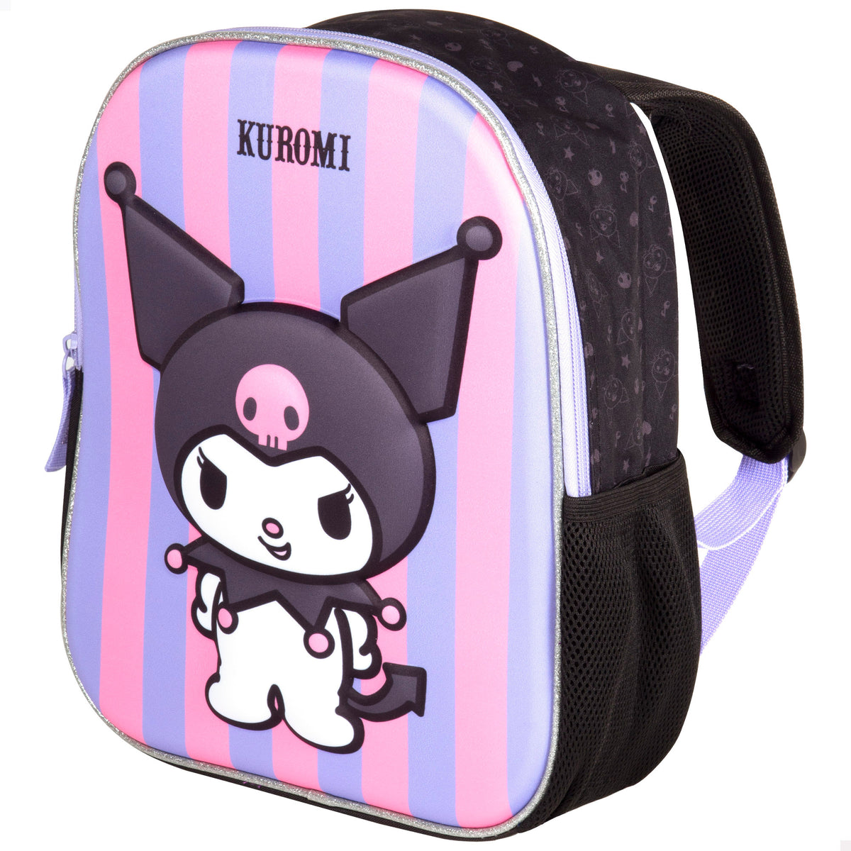 Mochila pré-escolar 3D Kuromi + 3 anos