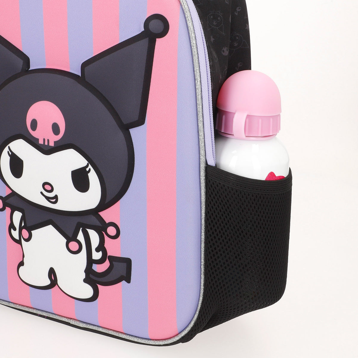 Mochila pré-escolar 3D Kuromi + 3 anos