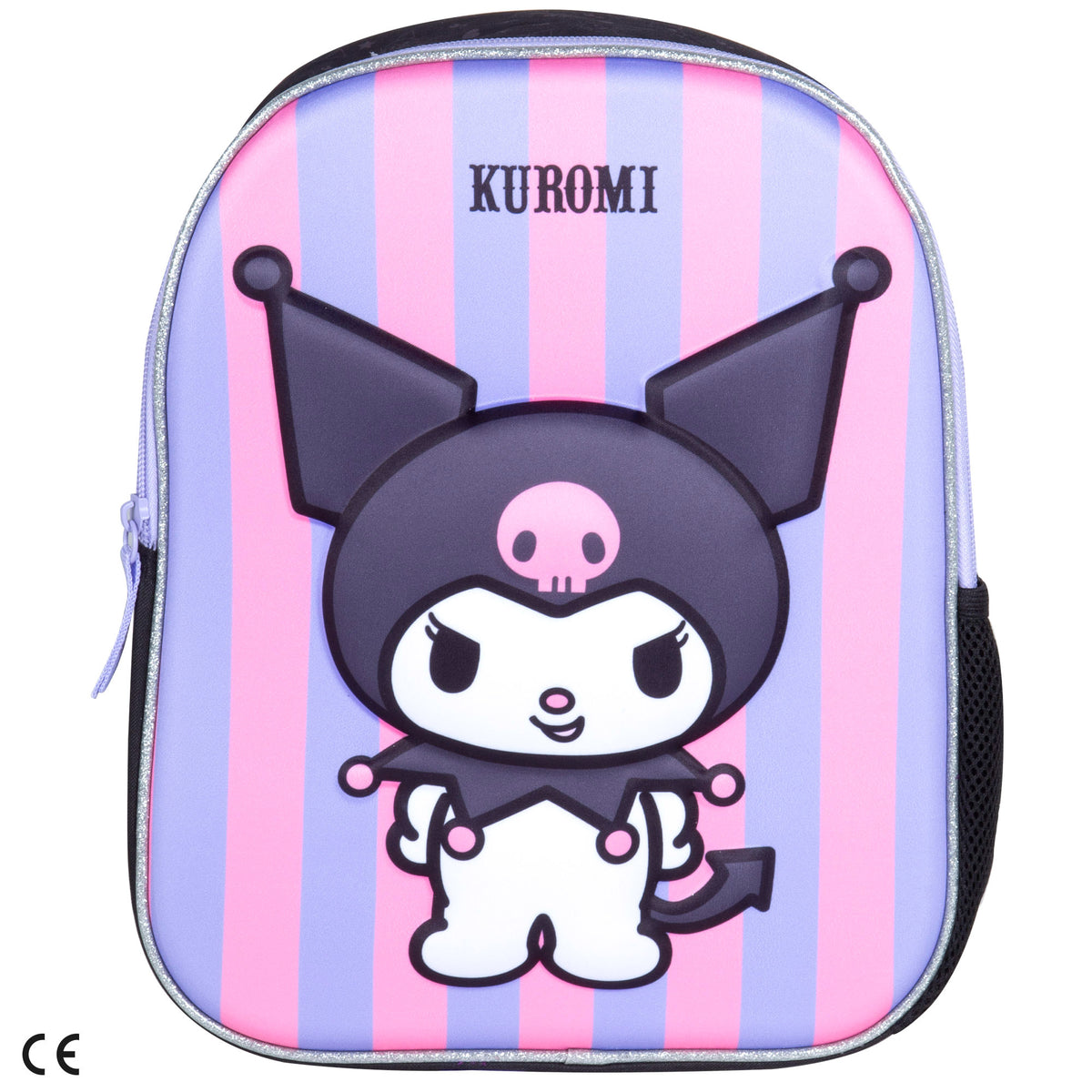 Mochila pré-escolar 3D Kuromi + 3 anos