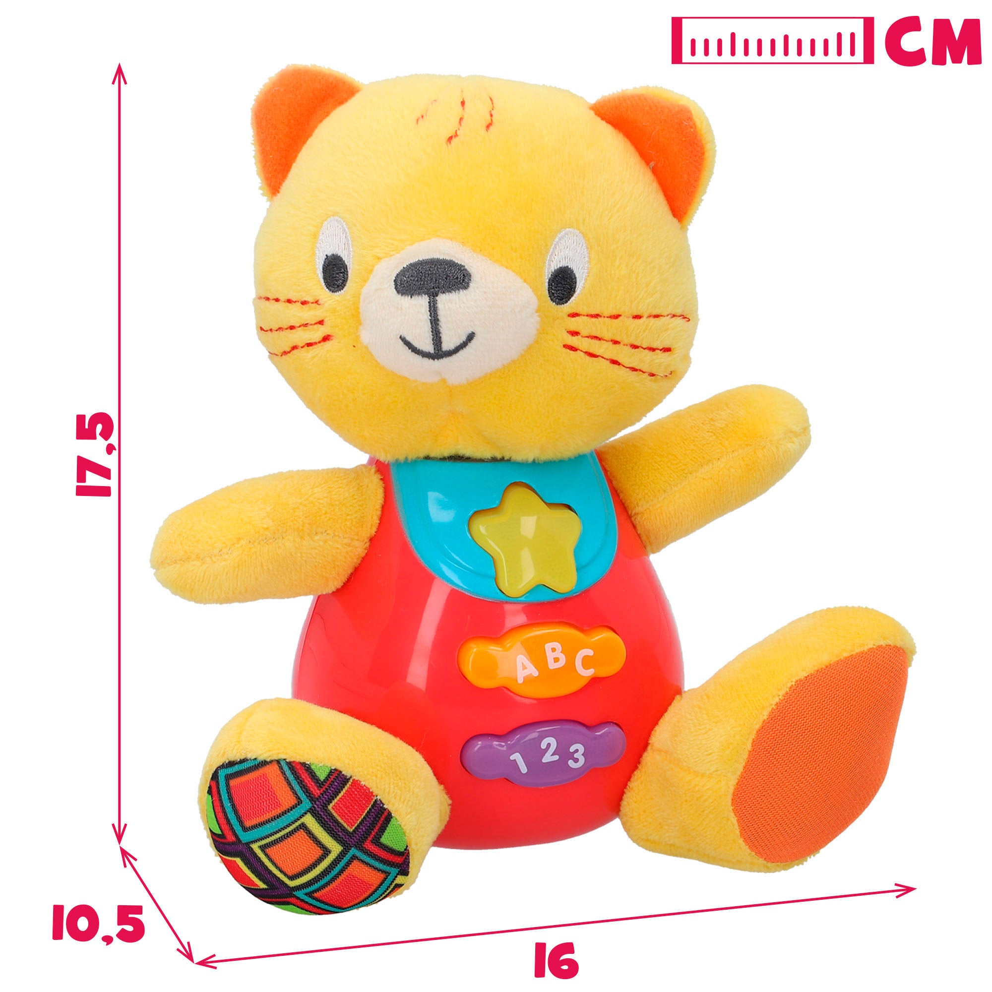 Peluche Gatinho Bebé Winfun com Luzes e Som em Espanhol