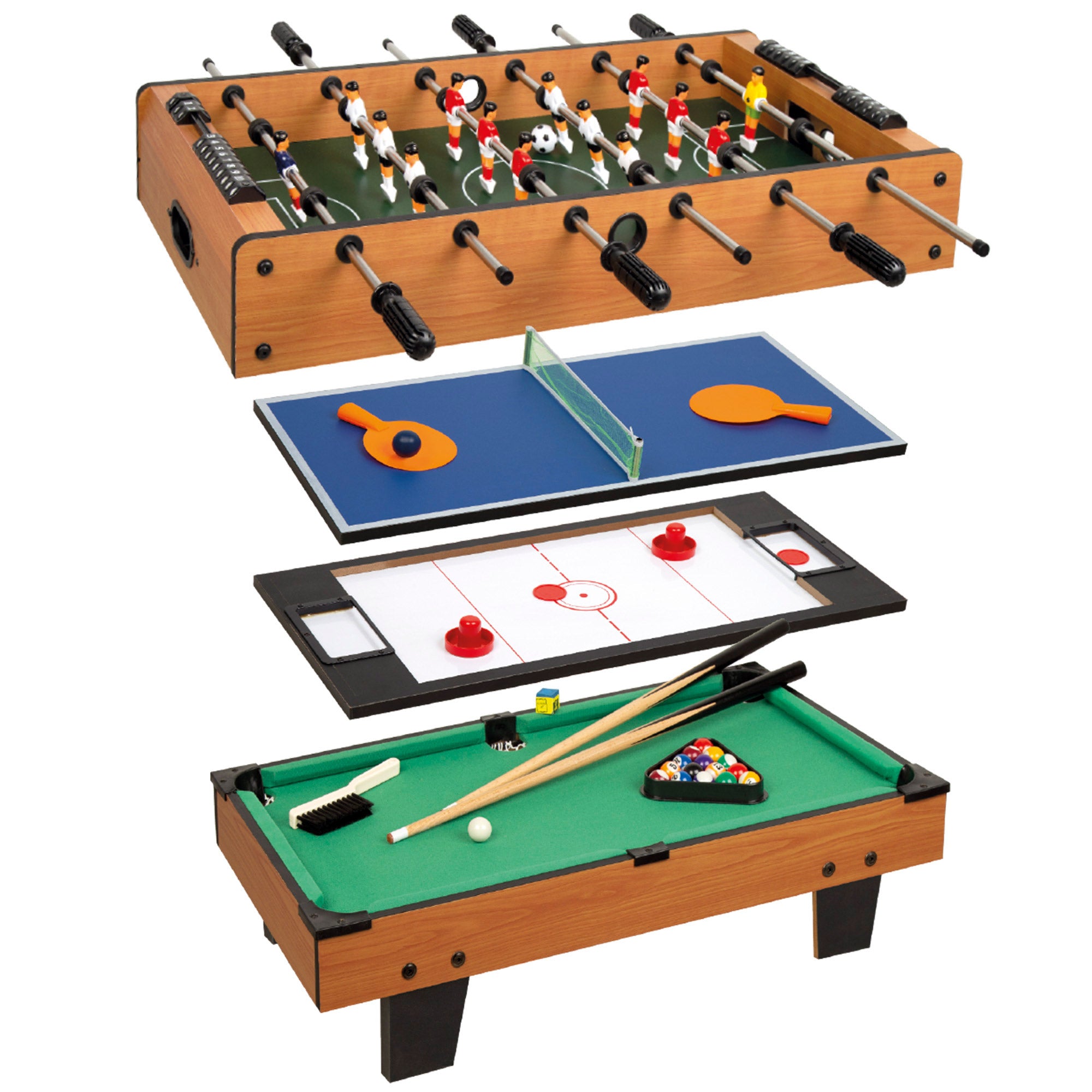 Mesa multijogos 4 em 1 para mesa, 89x42,5x28,5 cm, CB Games