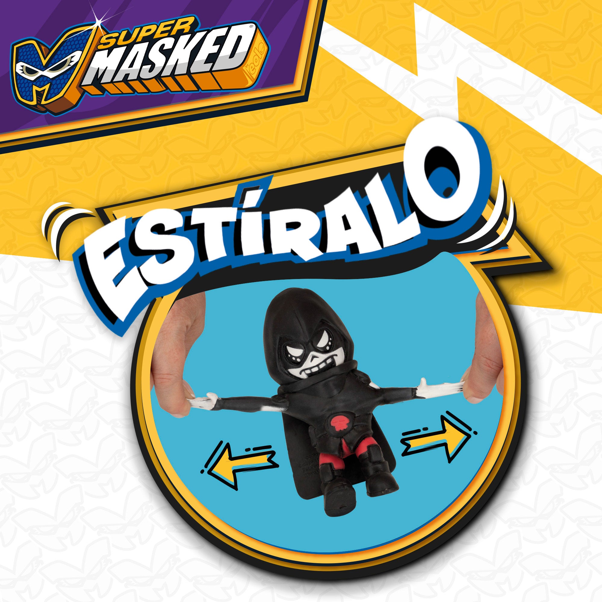 Figura elástica Supermascarada Whispers