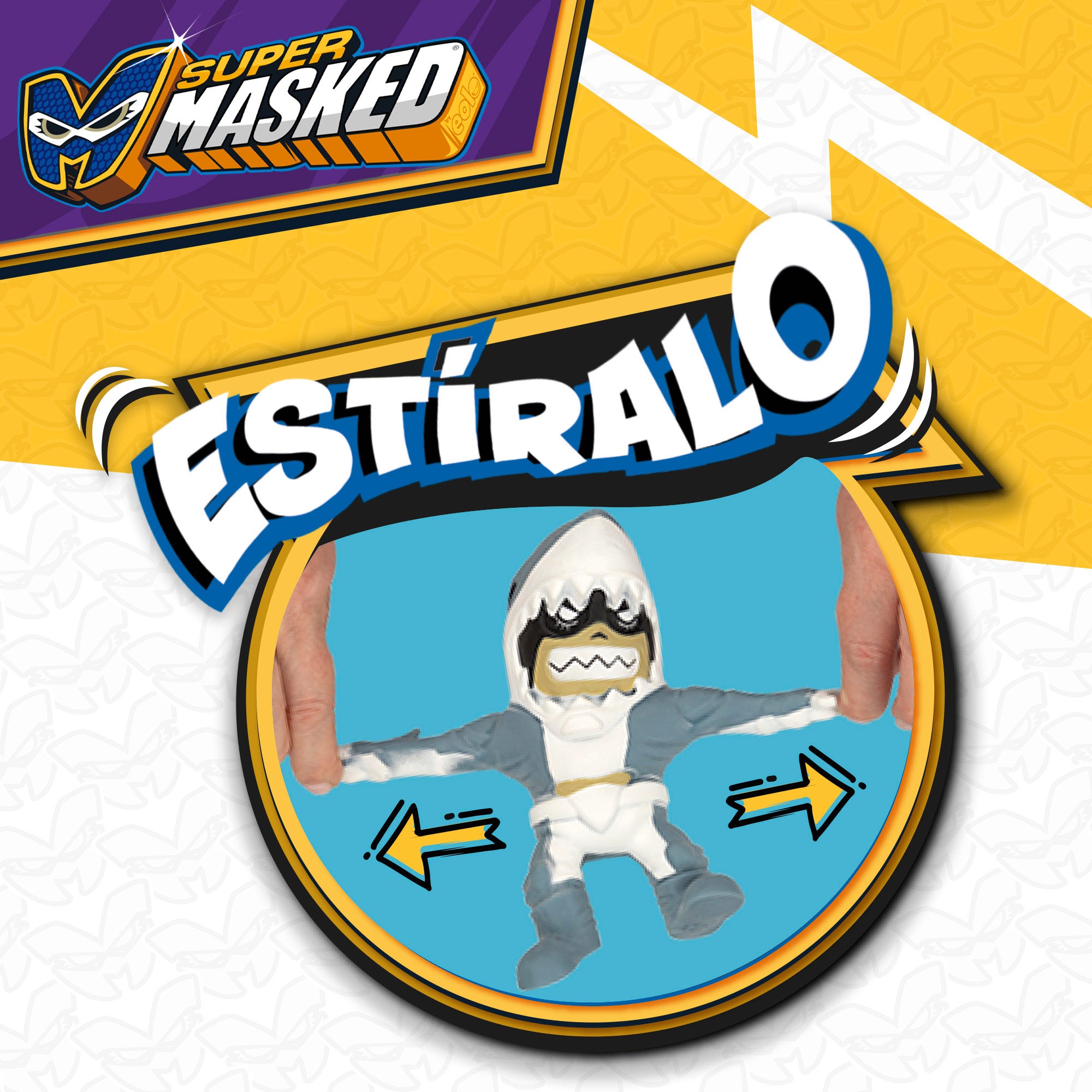 Figura elástica do Rapaz Mandíbula Supermascarada