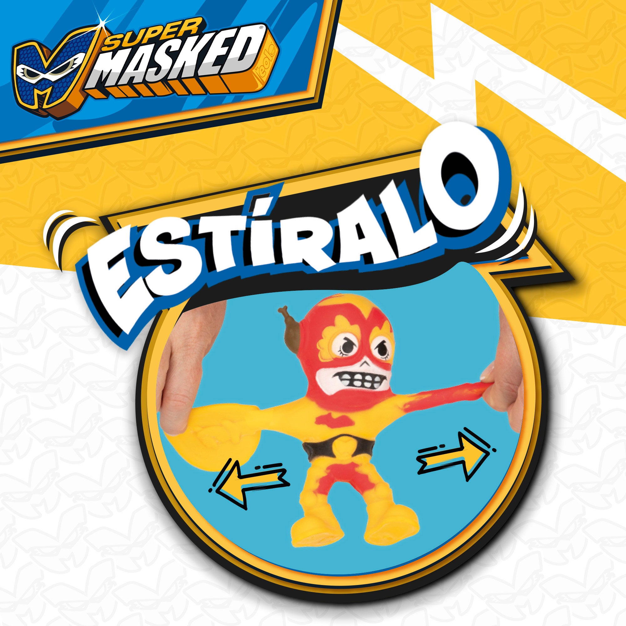 Figura elástica do Capitão Nugget Supermascarado