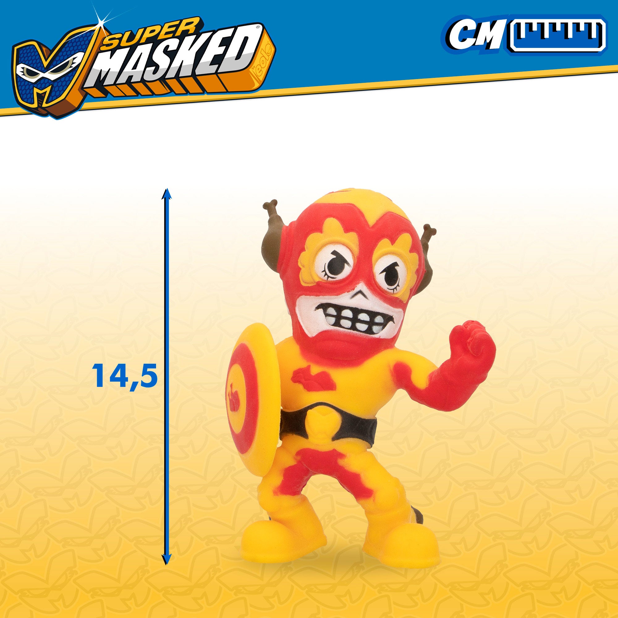 Figura elástica do Capitão Nugget Supermascarado