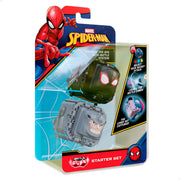Conjunto Battle Cubes Marvel Spider-Man Miles Morales + Rhino