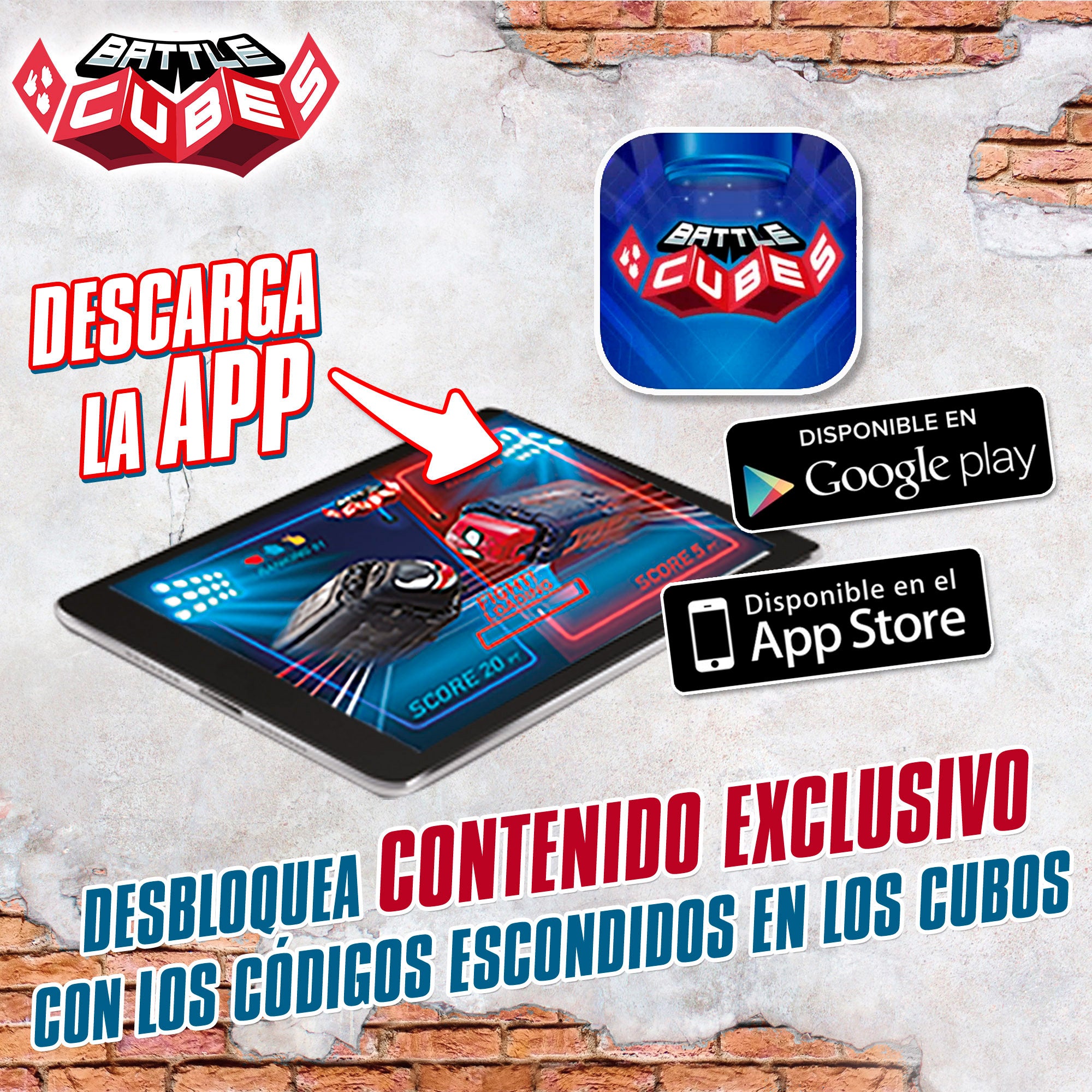 Conjunto Battle Cubes Marvel Spider-Man Miles Morales + Rhino
