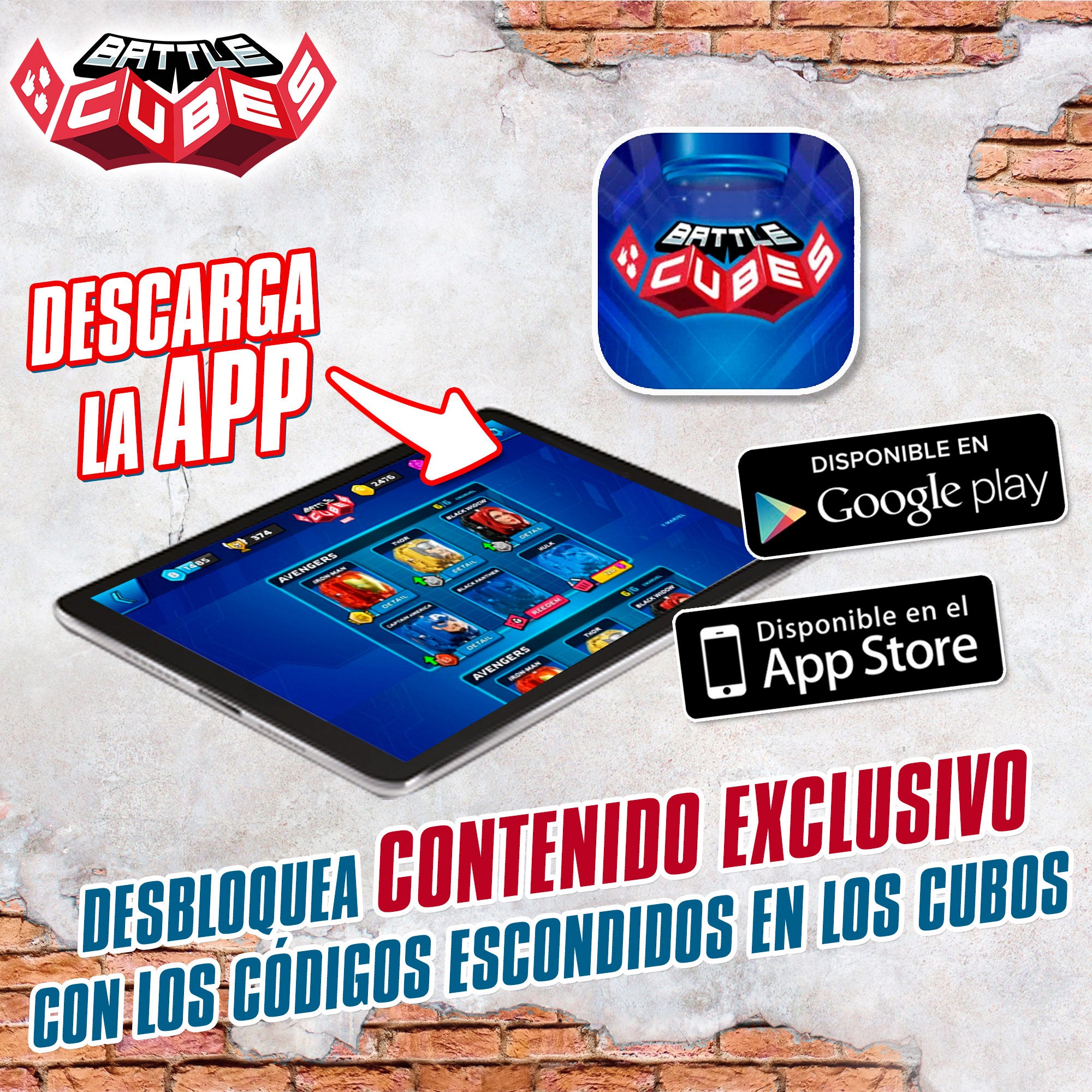 Conjunto de Cubos de Batalha dos Vingadores: Capitão América + Pantera Negra