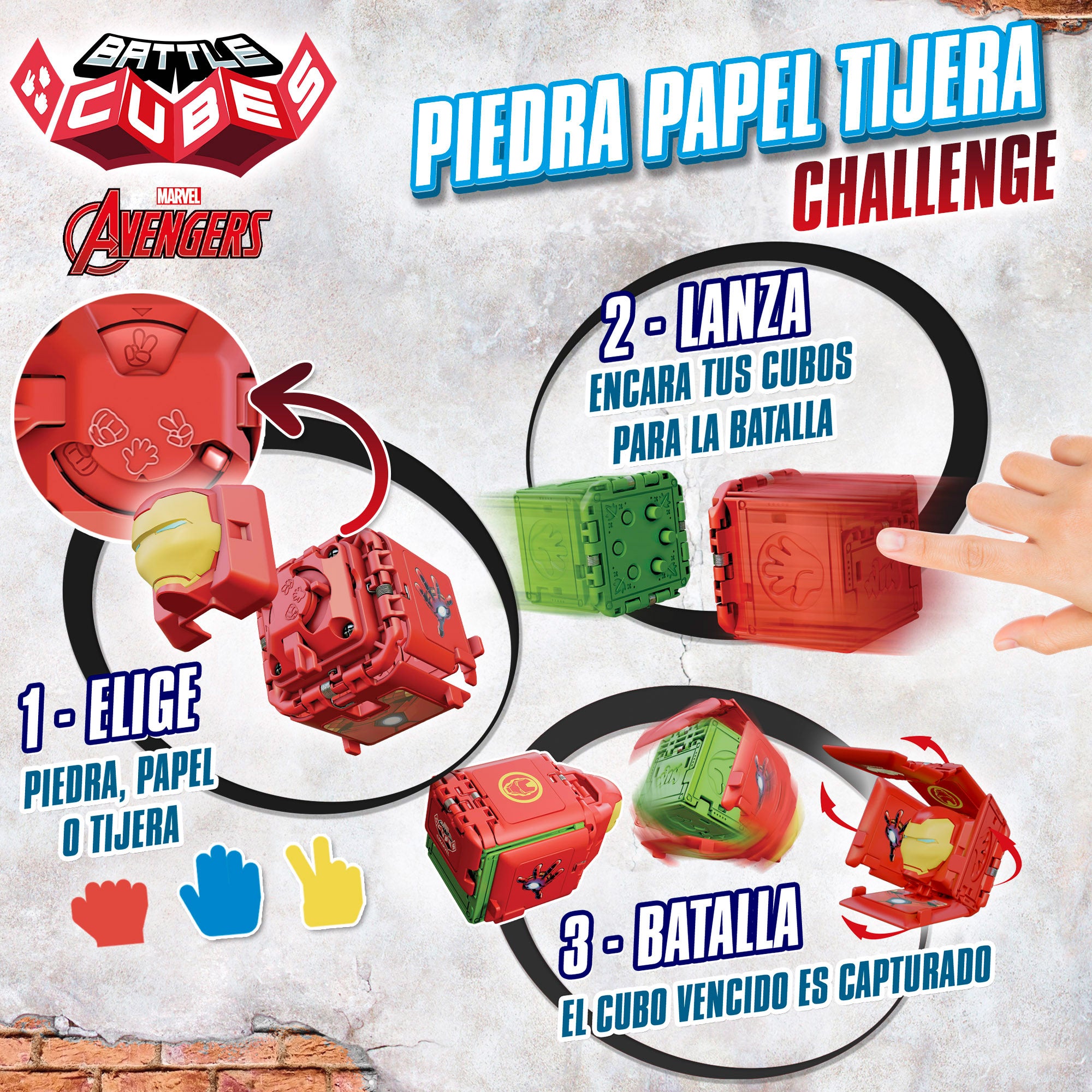 Conjunto de Cubos de Batalha dos Vingadores: Hulk + Viúva Negra