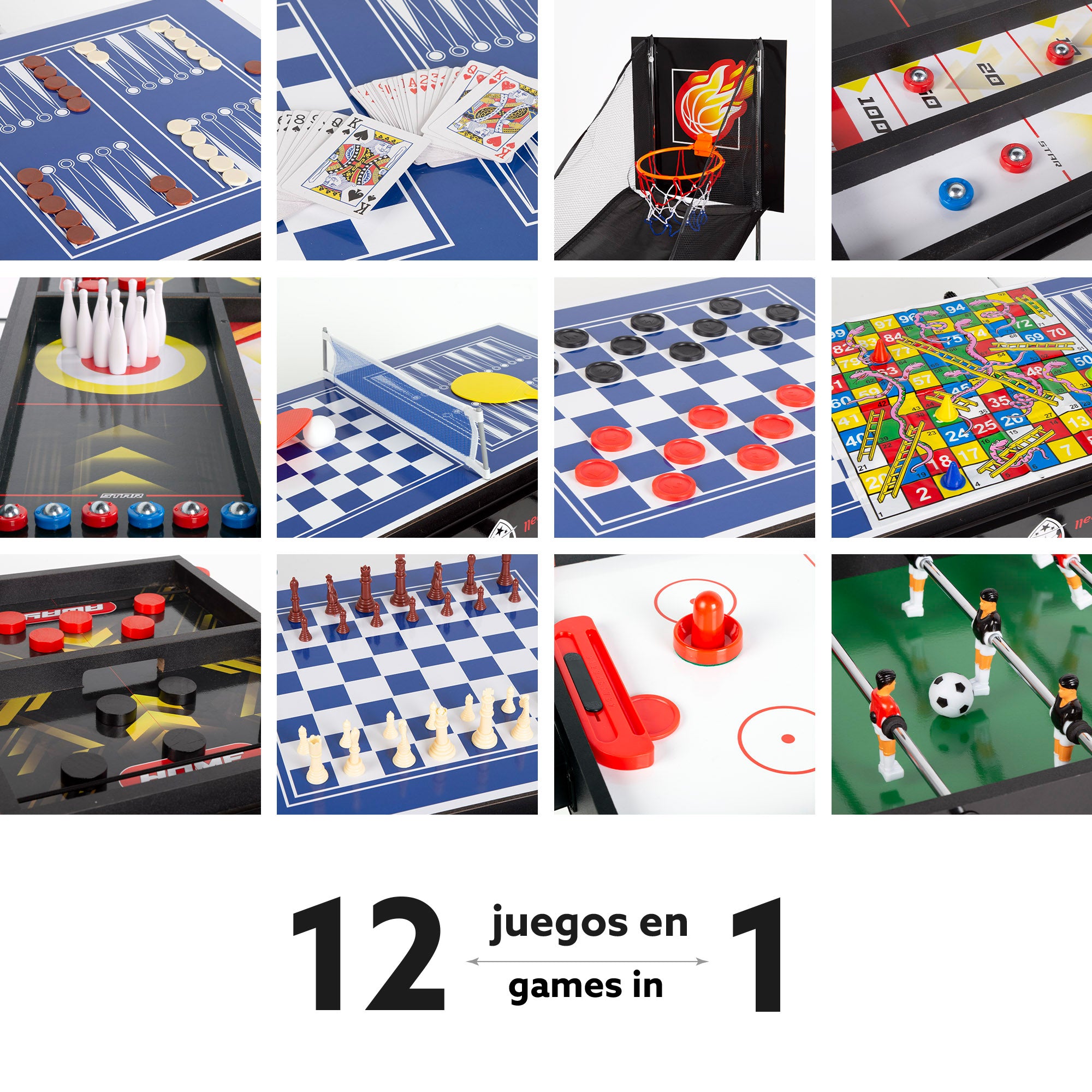 Mesa Multijogos 12 em 1 da CB Games