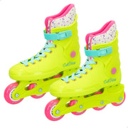 Patins em linha amarelo néon, tamanho 36-37, CB Riders