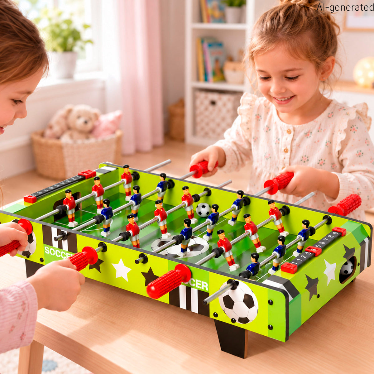 Mesa de matraquilhos em madeira 60x32x14 cm CB Games