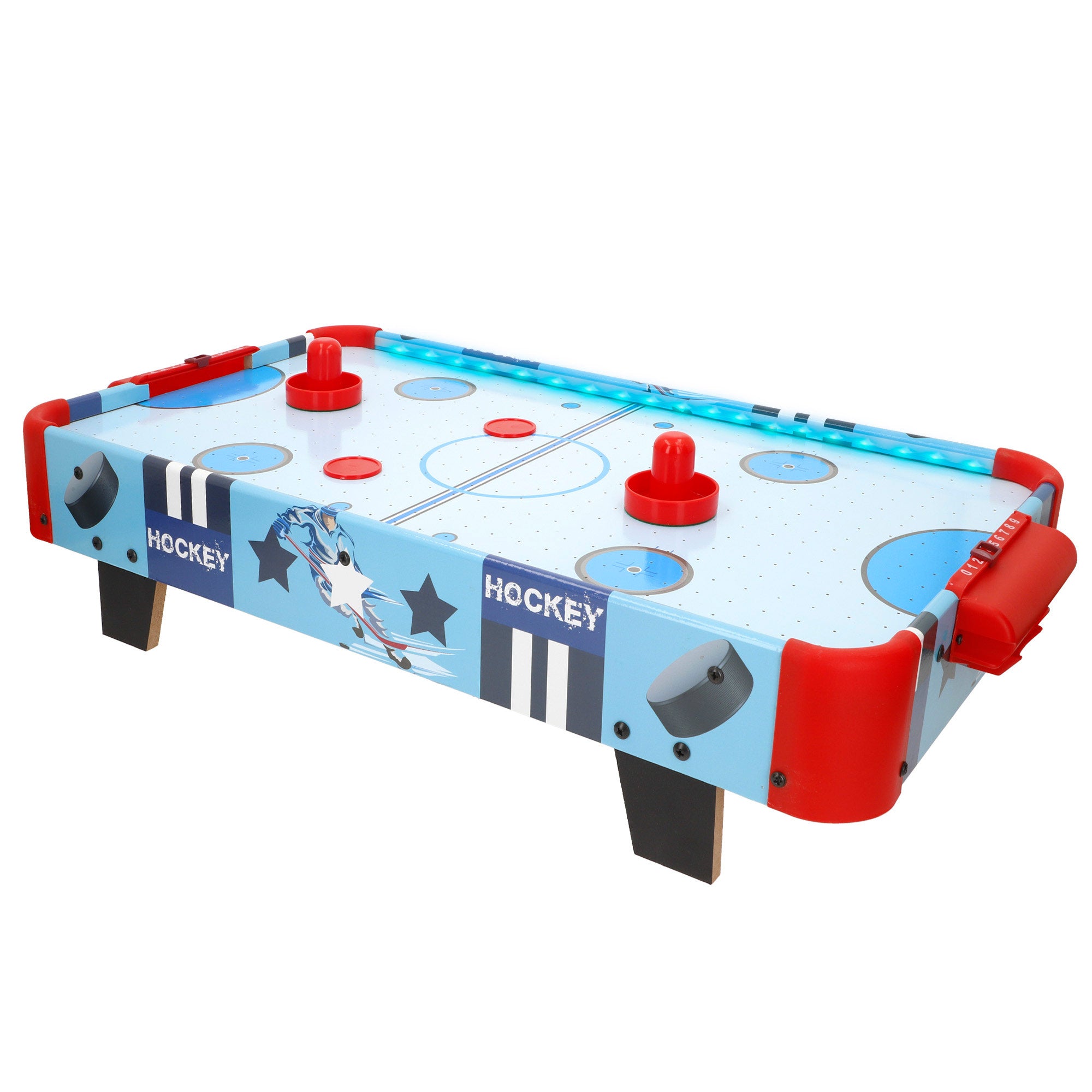 Mesa de Air Hockey em Madeira com Luzes 60x32x12 cm CB Games