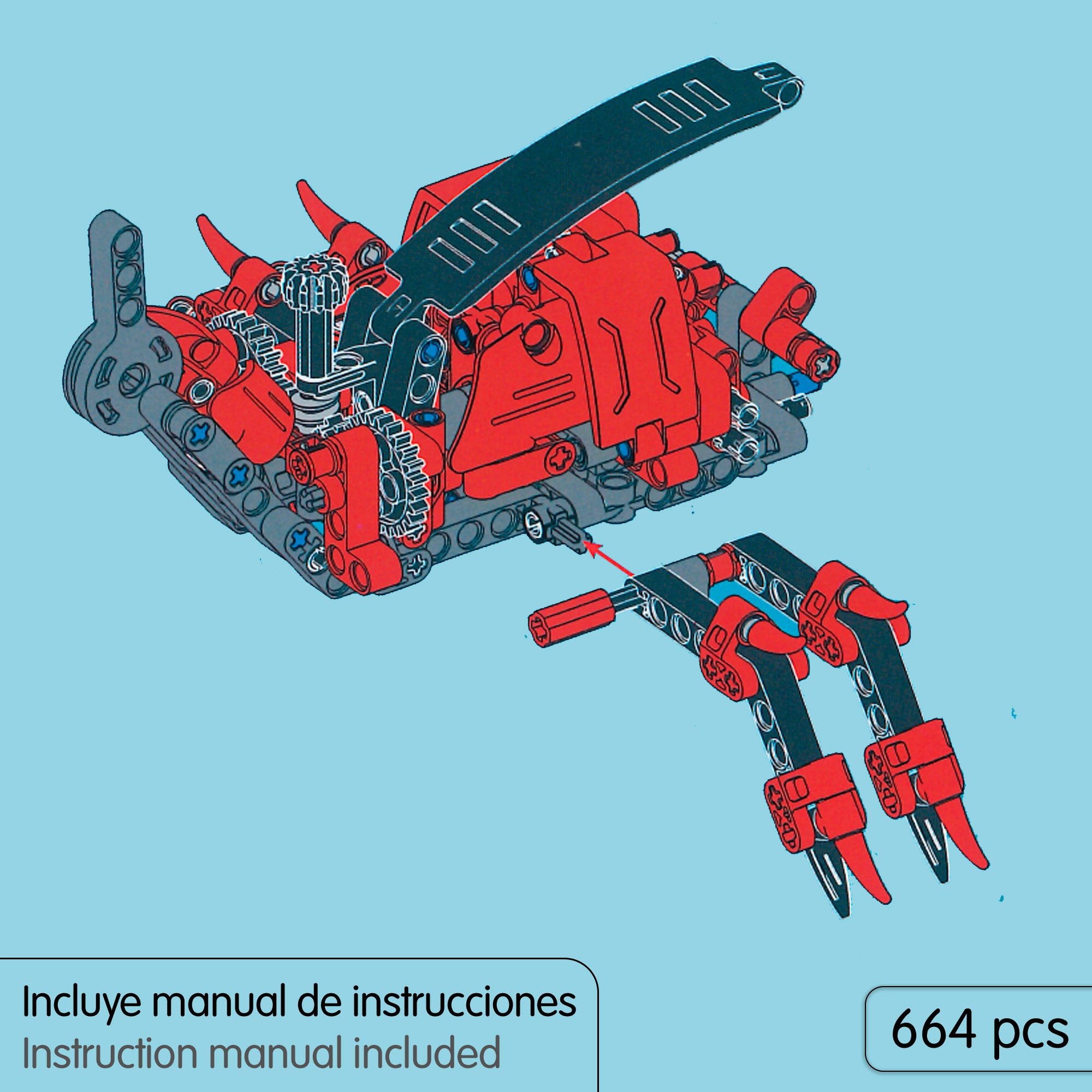 Conjunto de construção do lançador de mísseis iM.Master Scorpion - 664 peças