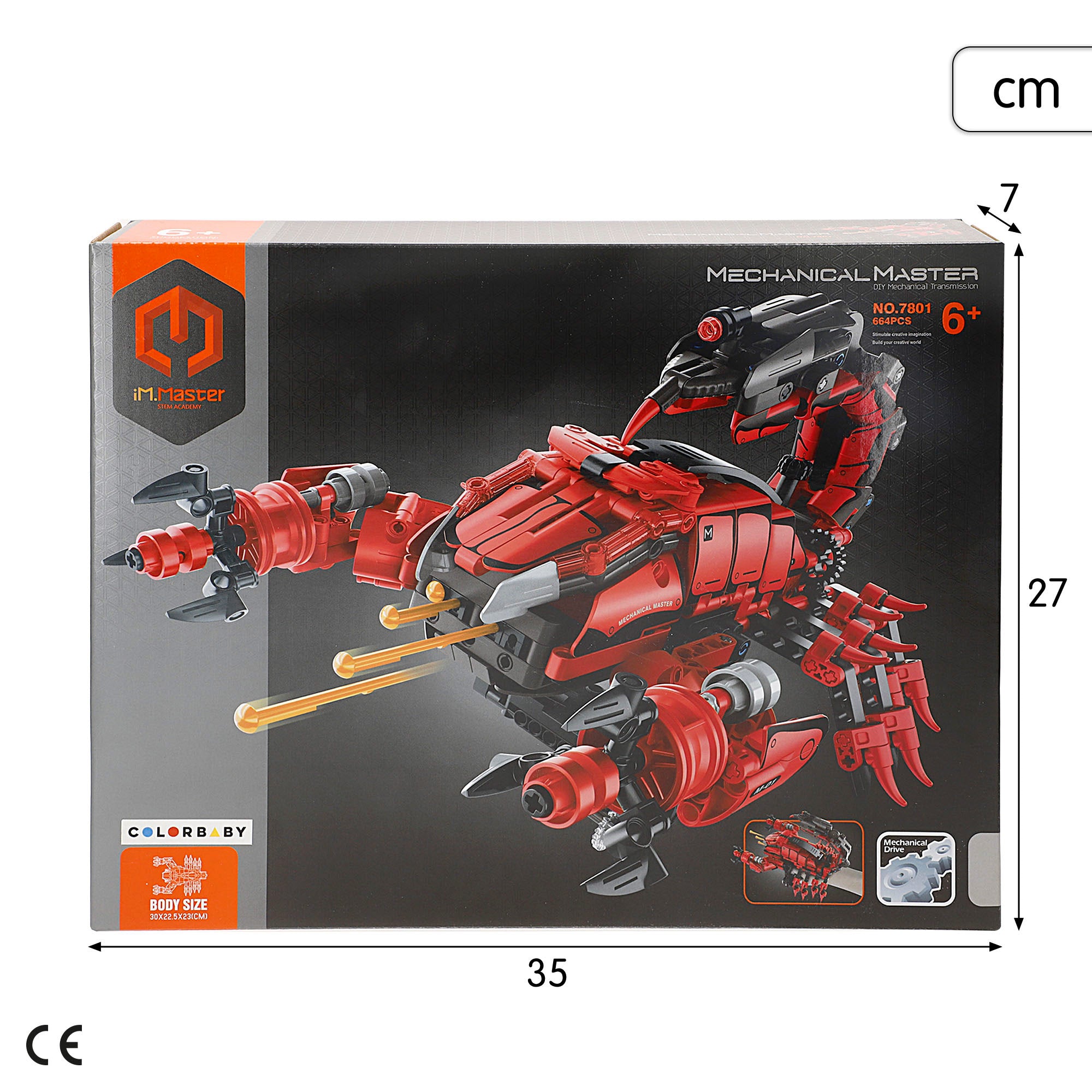 Conjunto de construção do lançador de mísseis iM.Master Scorpion - 664 peças