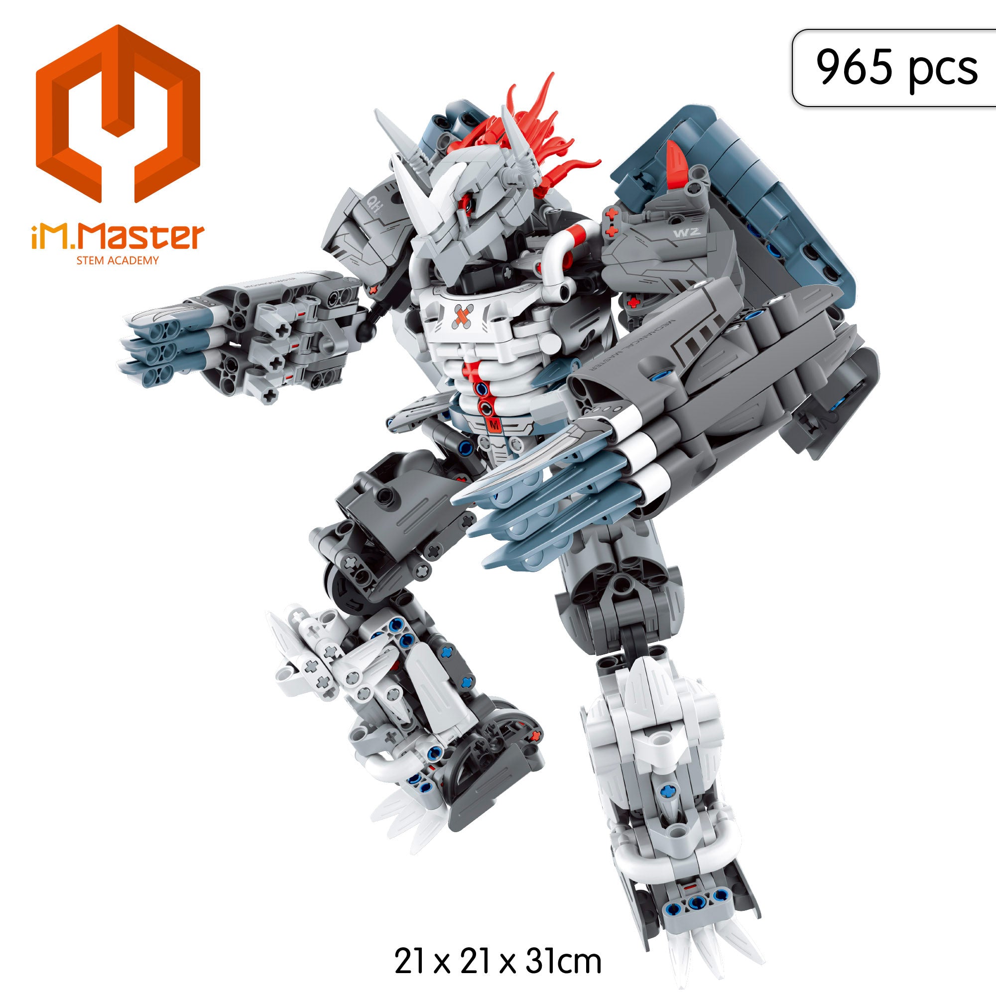 Conjunto de Construção do Robot Rinoceronte iM.Master - 965 peças