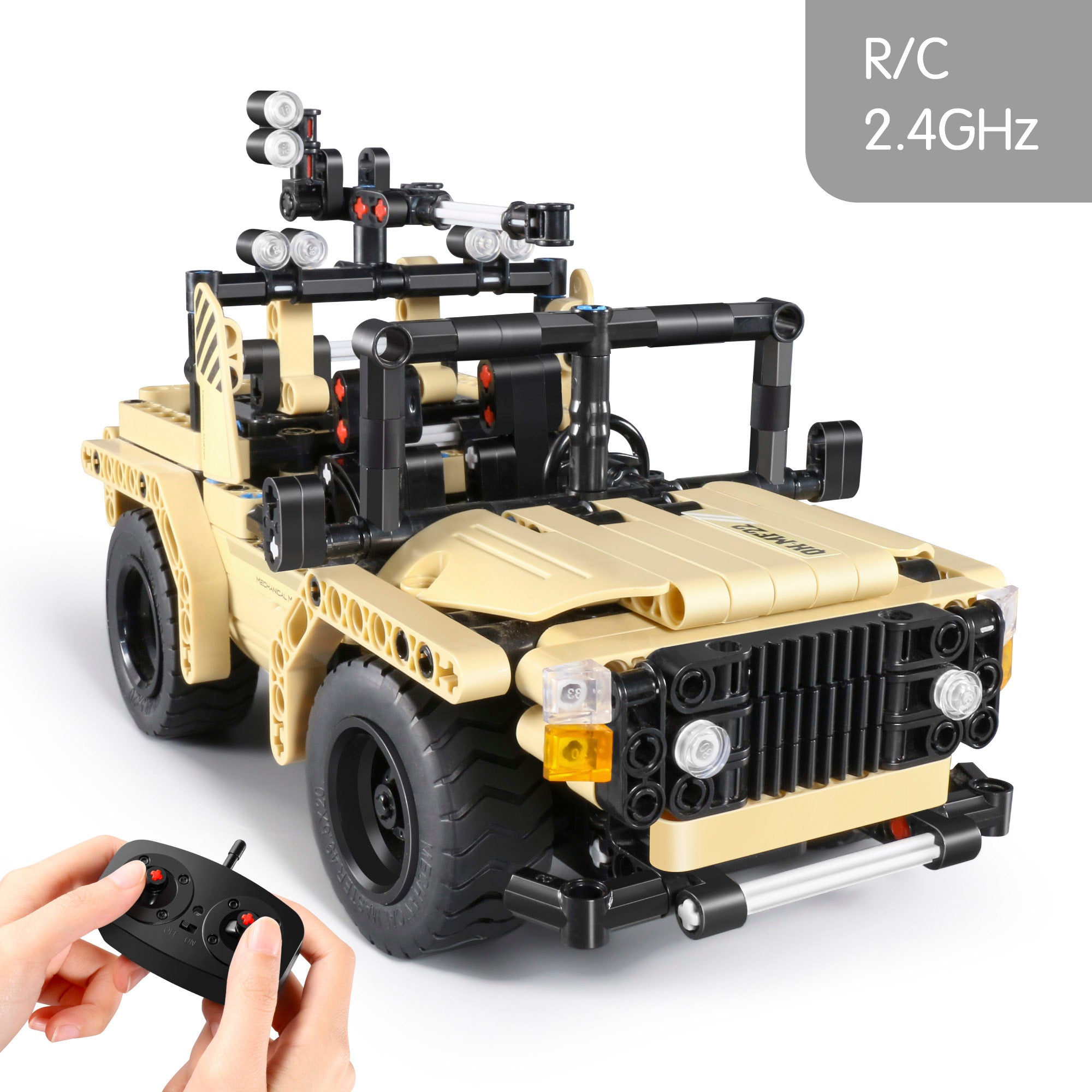 Conjunto de construção de carro militar telecomandado 2 em 1 iM.Master - 370 peças