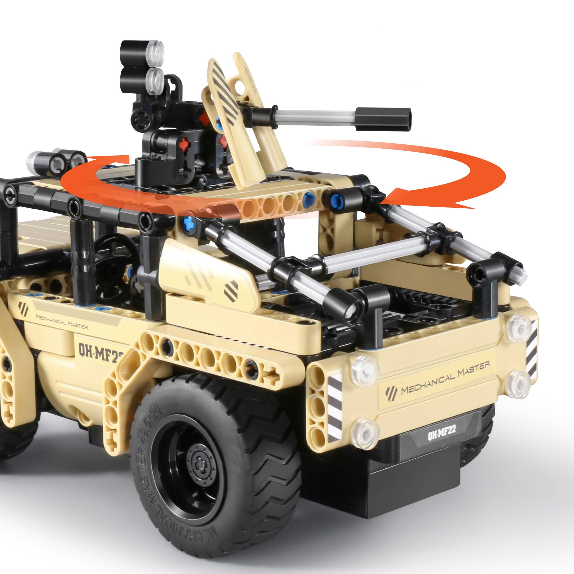 Conjunto de construção de carro militar telecomandado 2 em 1 iM.Master - 370 peças