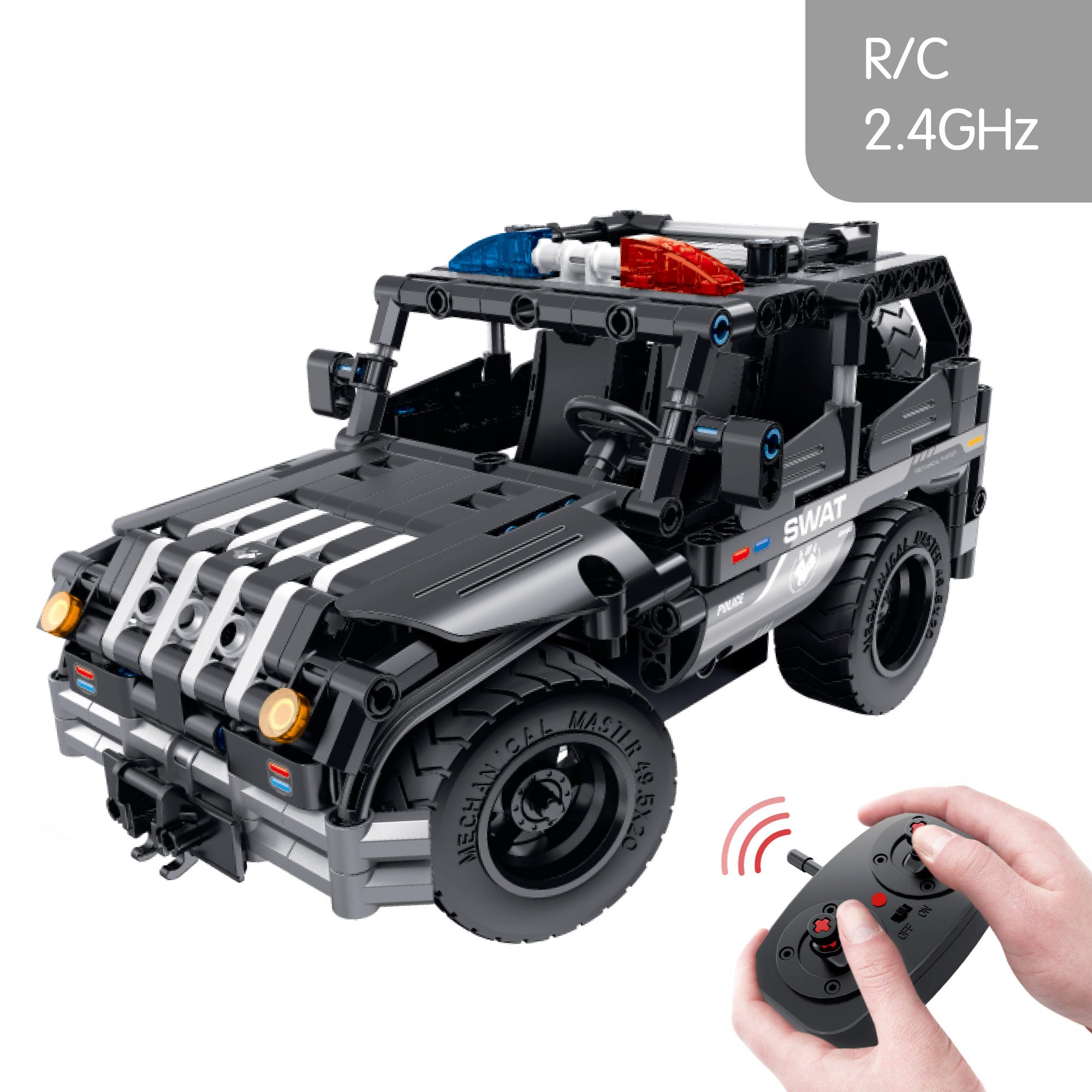 Conjunto de construção de carro telecomandado iM.Master SWAT 2 em 1 - 355 peças