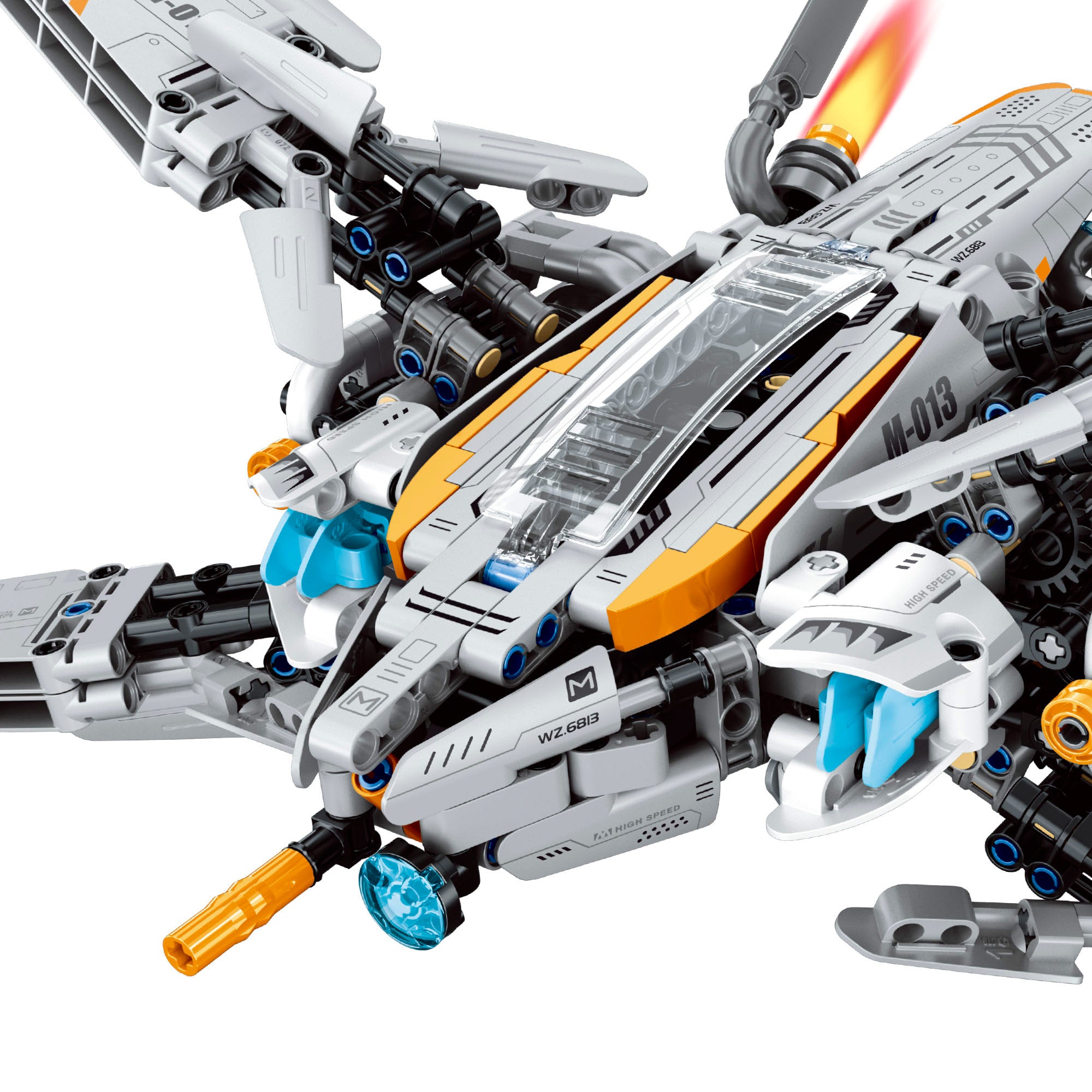 Conjunto de Construção de Naves Espaciais iM.Master - 1018 peças