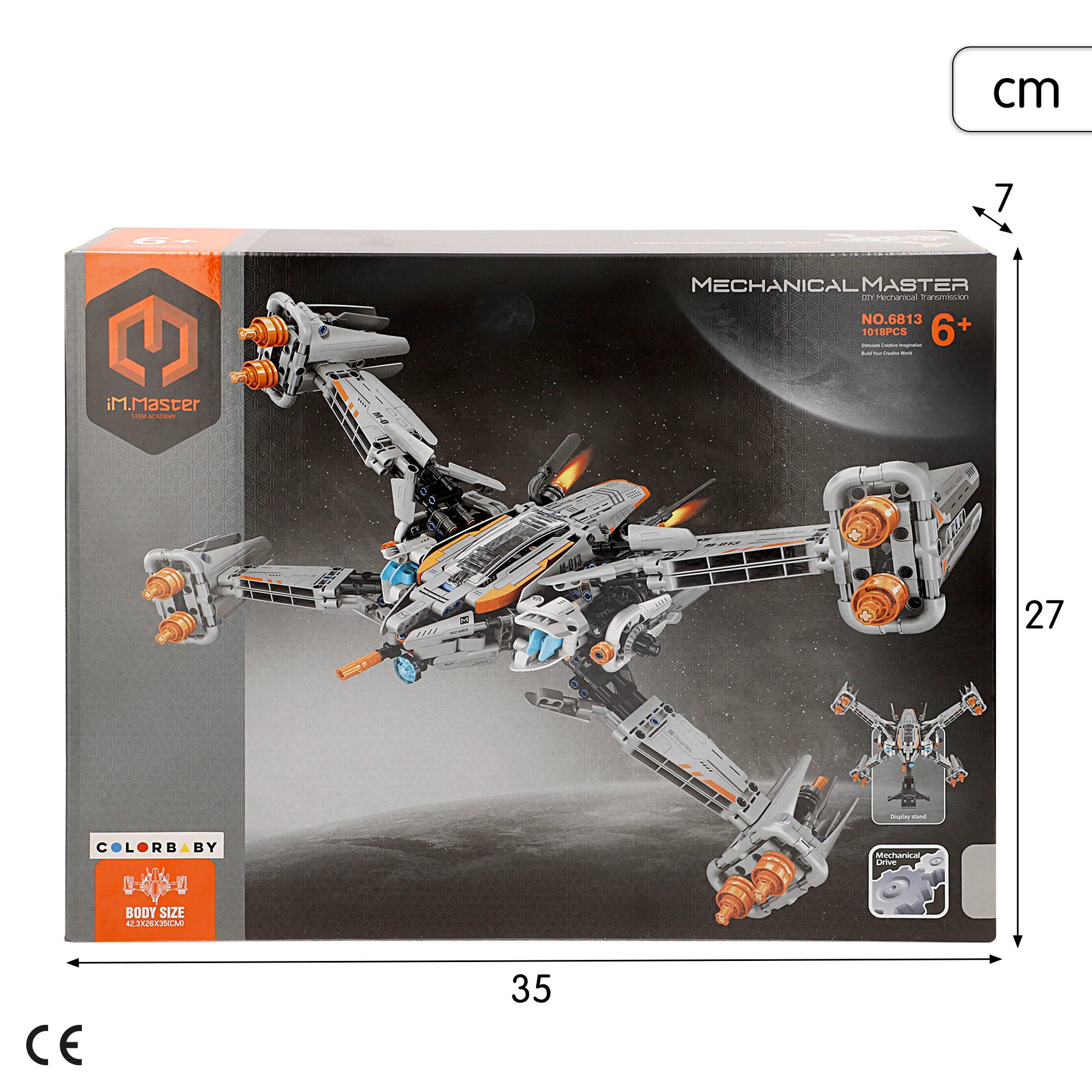 Conjunto de Construção de Naves Espaciais iM.Master - 1018 peças