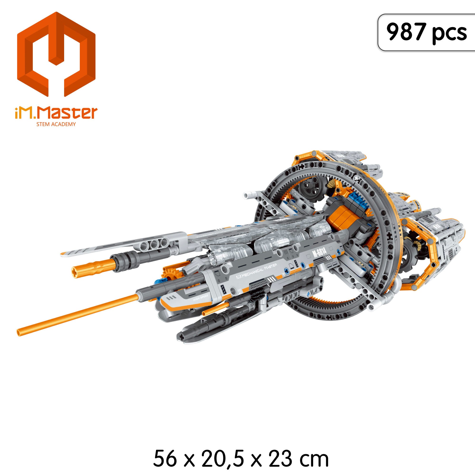 Conjunto de construção iM.Master Sirius Star Spaceship - 987 peças