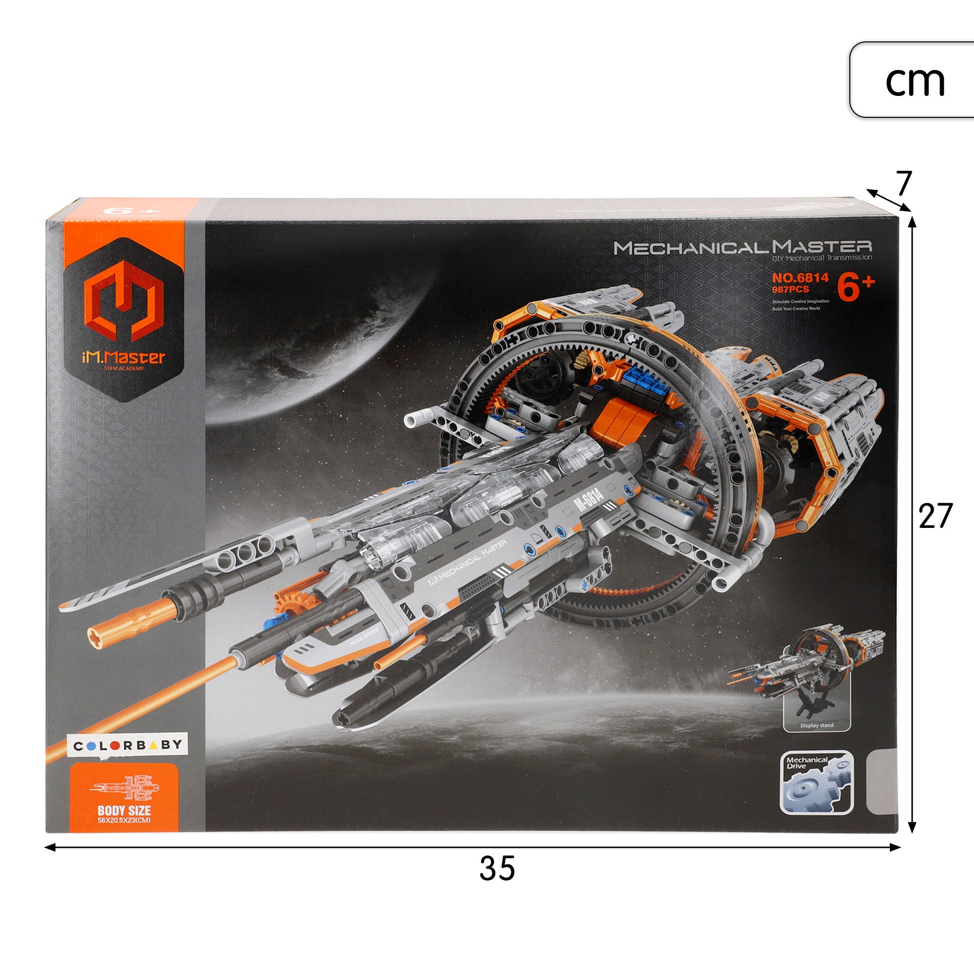 Conjunto de construção iM.Master Sirius Star Spaceship - 987 peças