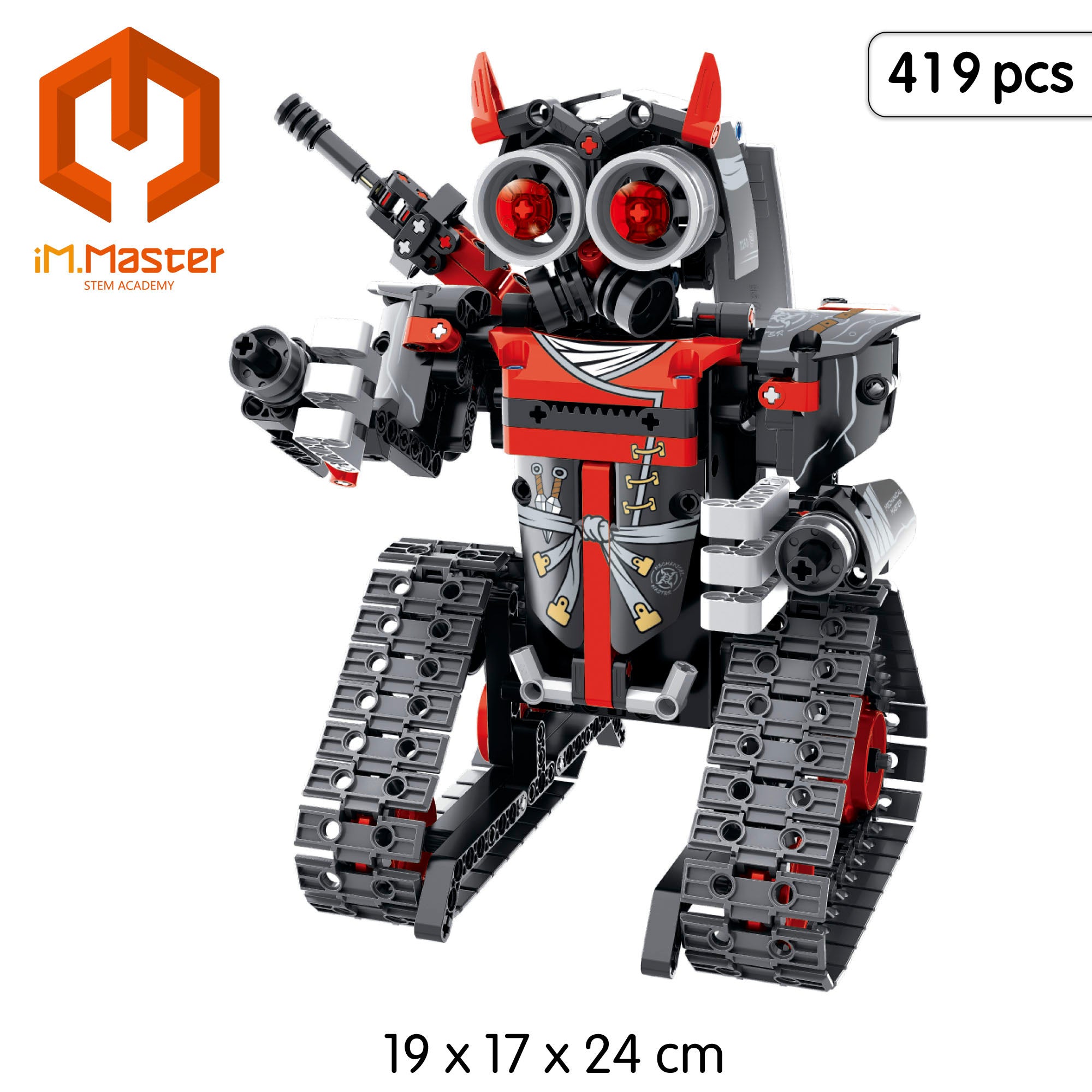Conjunto de construção de robô com controlo remoto iM.Master 3 em 1 - 419 peças