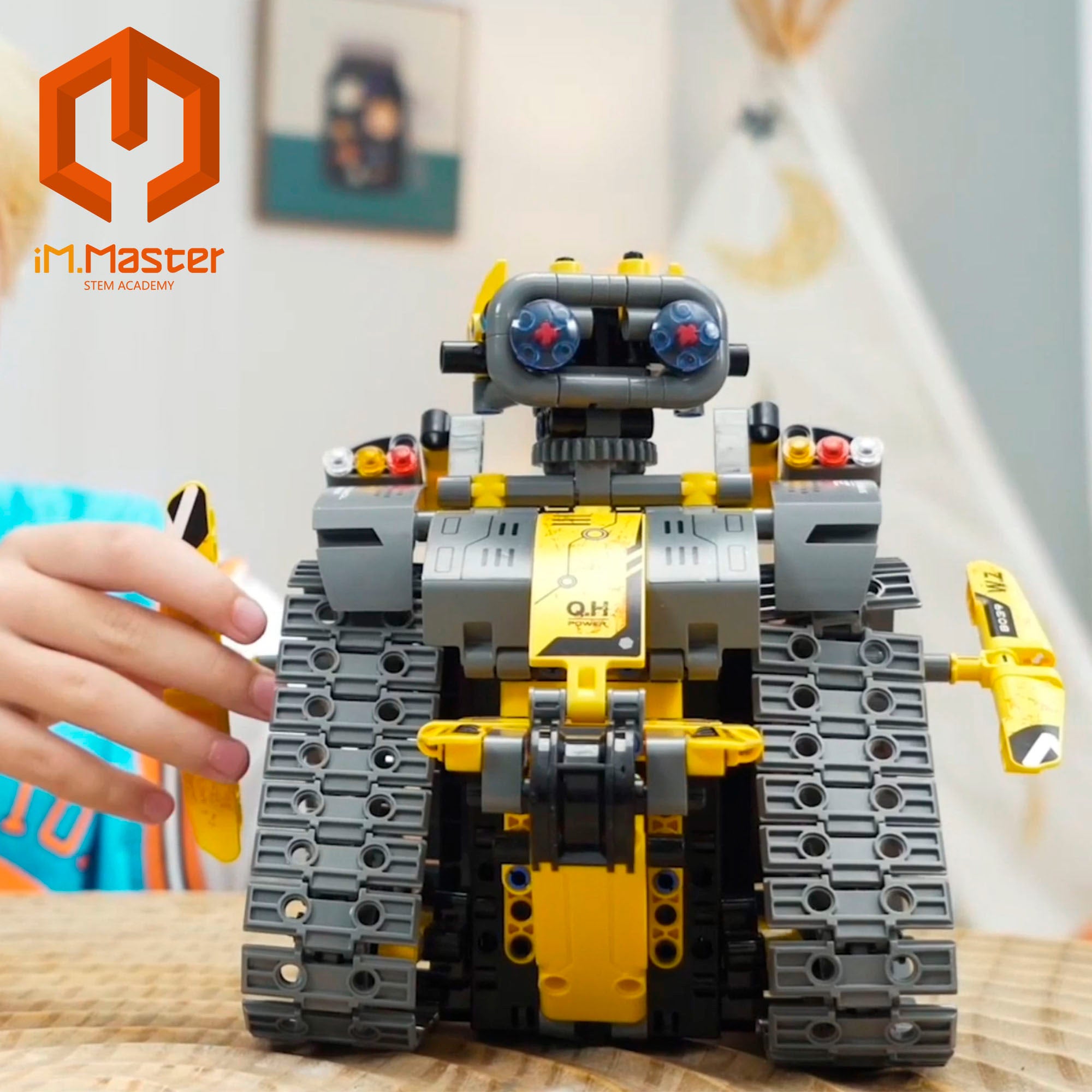 Conjunto de construção de robô com controlo remoto iM.Master 3 em 1 - 434 peças